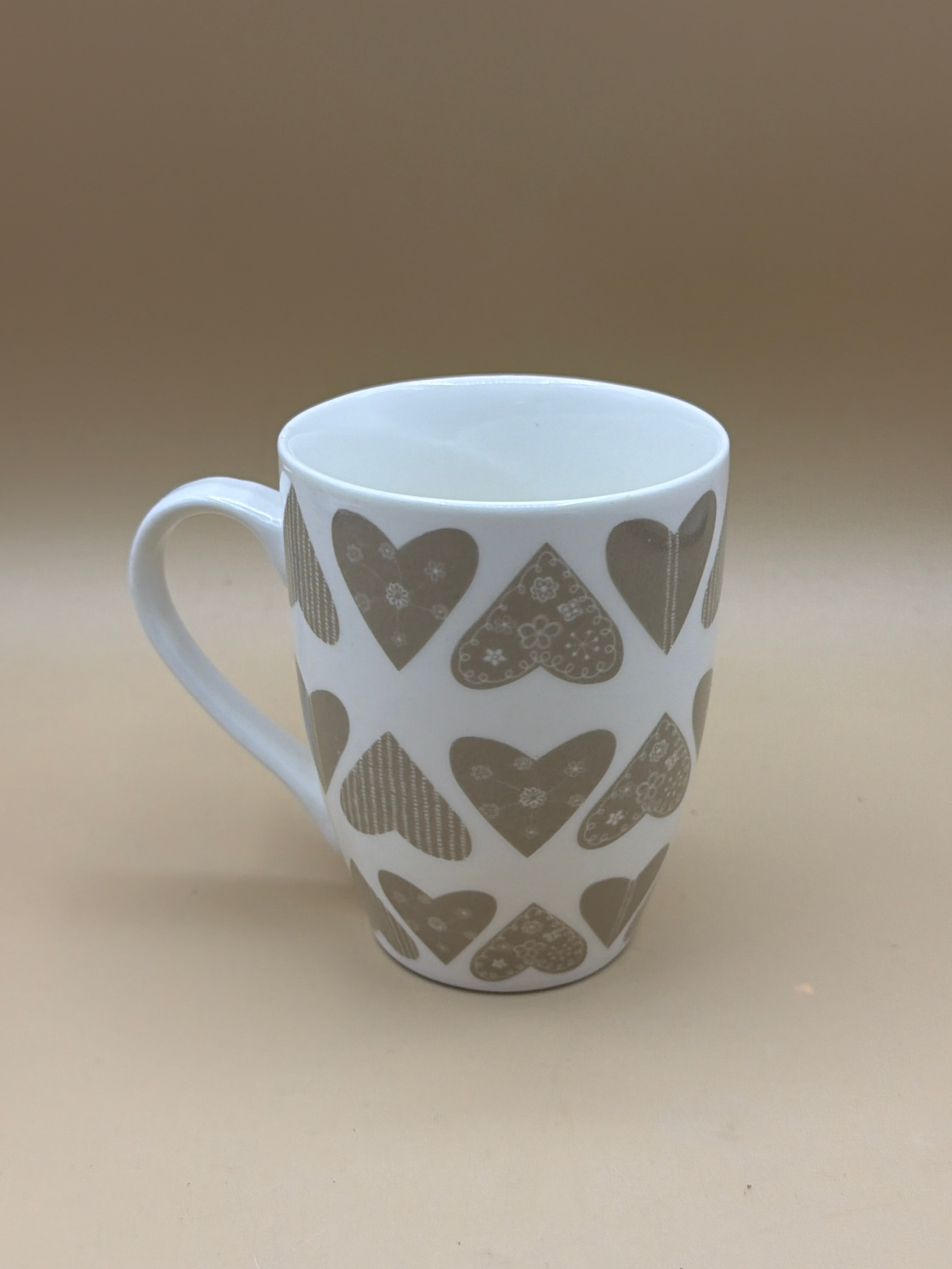 Mug Cuoricini Beige