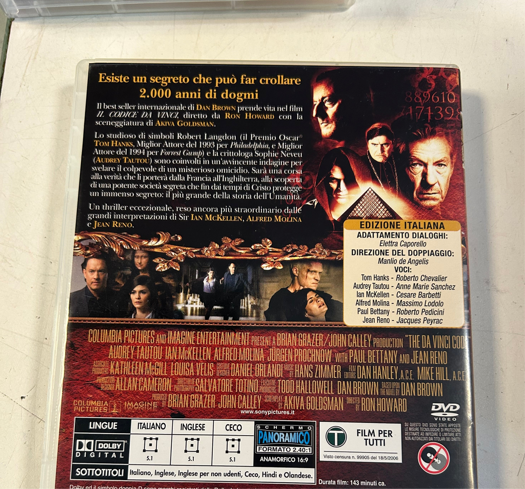 Il Codice Da Vinci Dvd