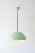 Lampadario Verde Acqua Campana