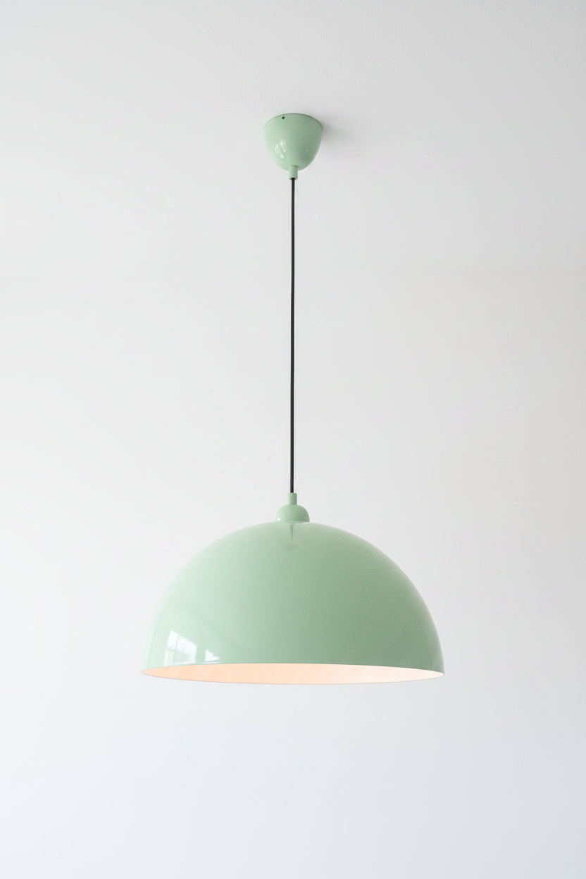 Lampadario Verde Acqua Campana