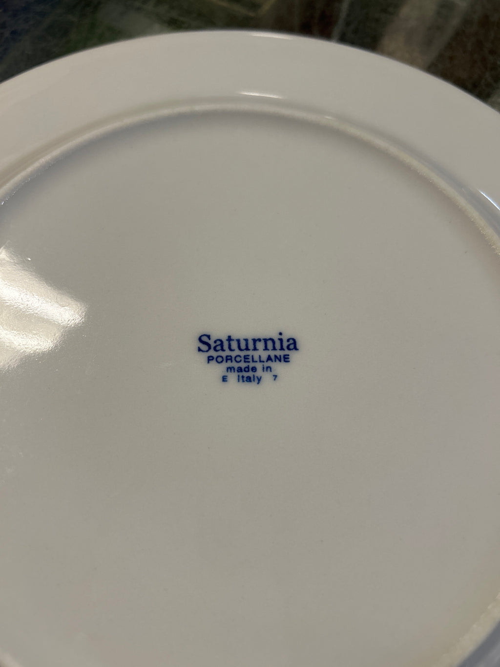 Piatto Da Portata Saturnia Fiori Blu