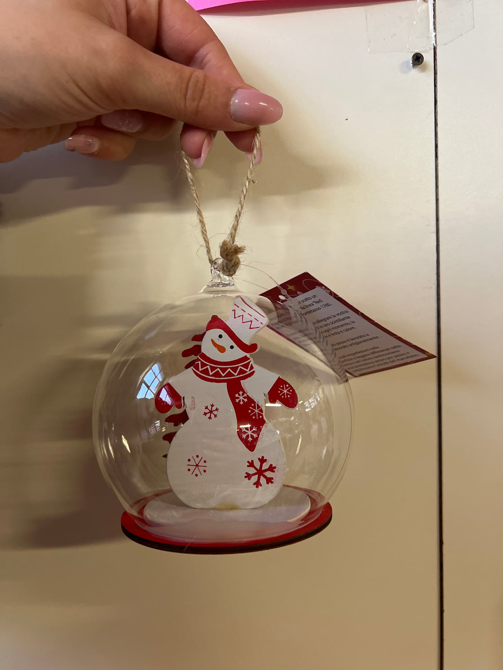 Tris Globi Natale Vetro Fontebasso