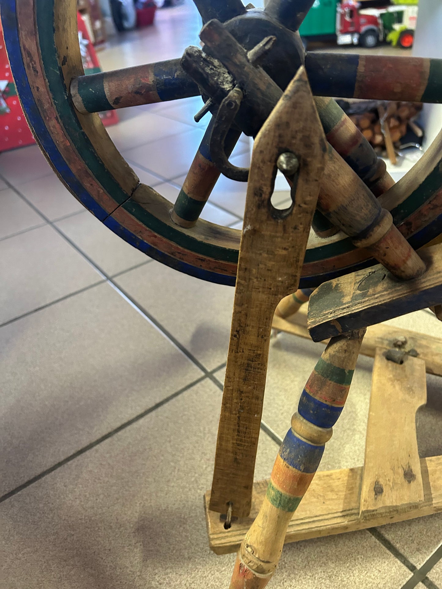 Arcolaio Legno Antico Dipinta