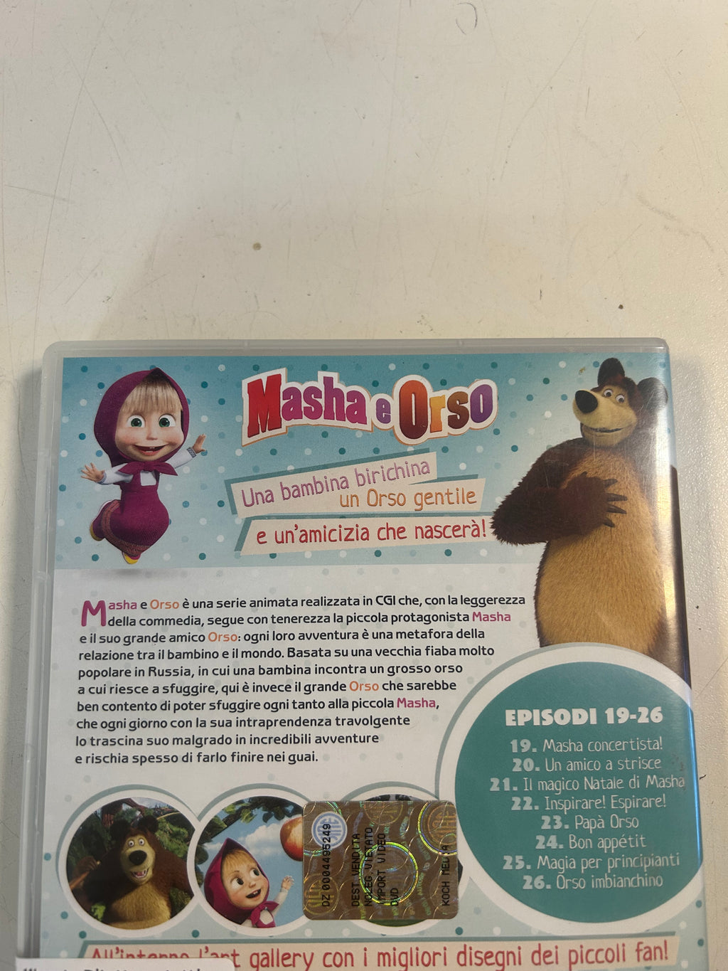 Masha E Orso Dvd