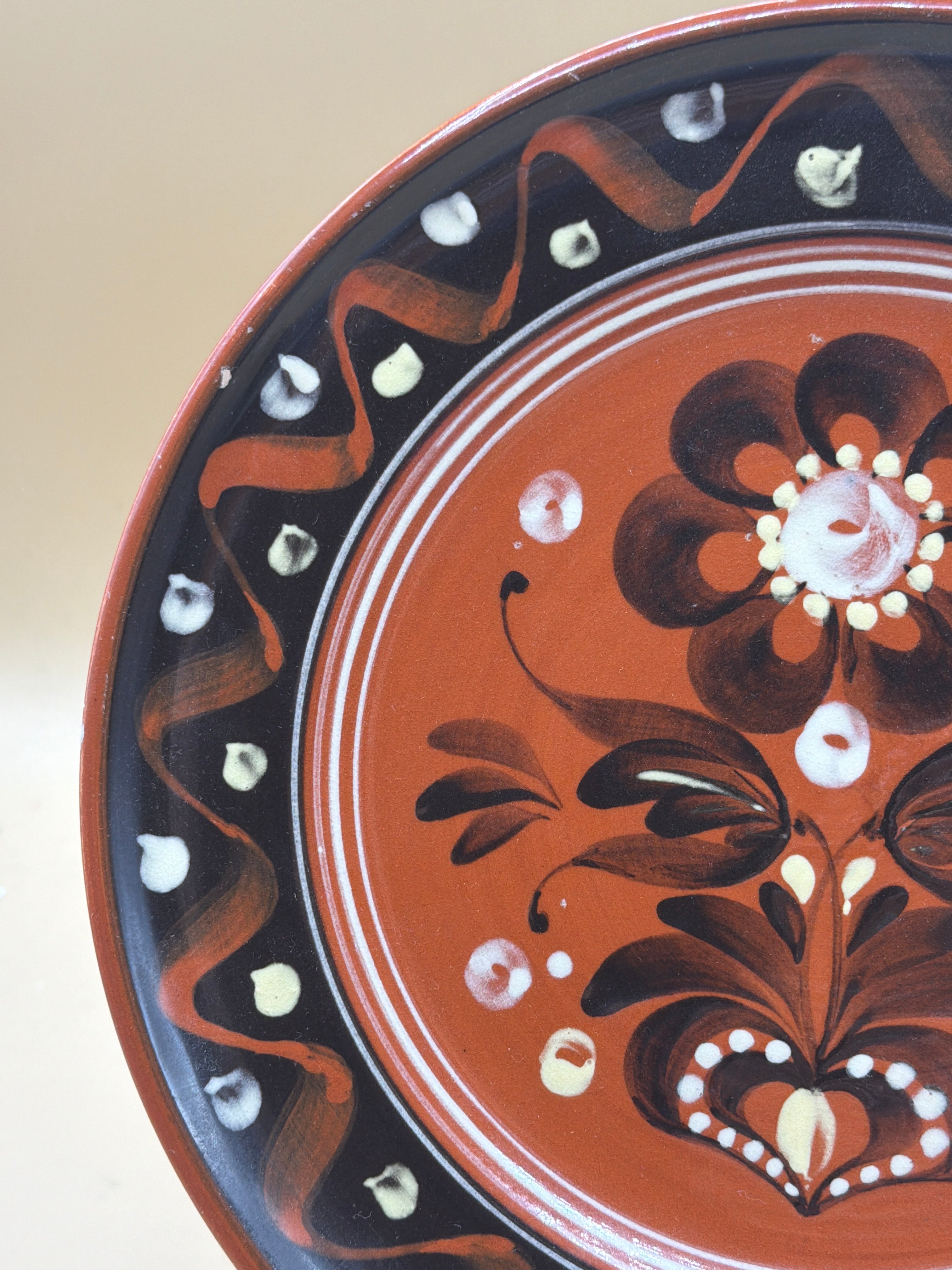 Piatto Vintage Thun In Terracotta Prima Serie