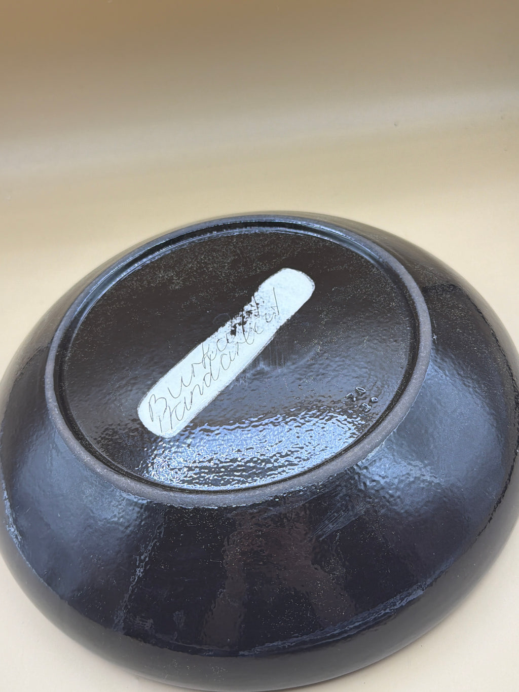 Ciotola Scodella Ceramica Fatta A Mano Burkart, Svizzera, Anni '70