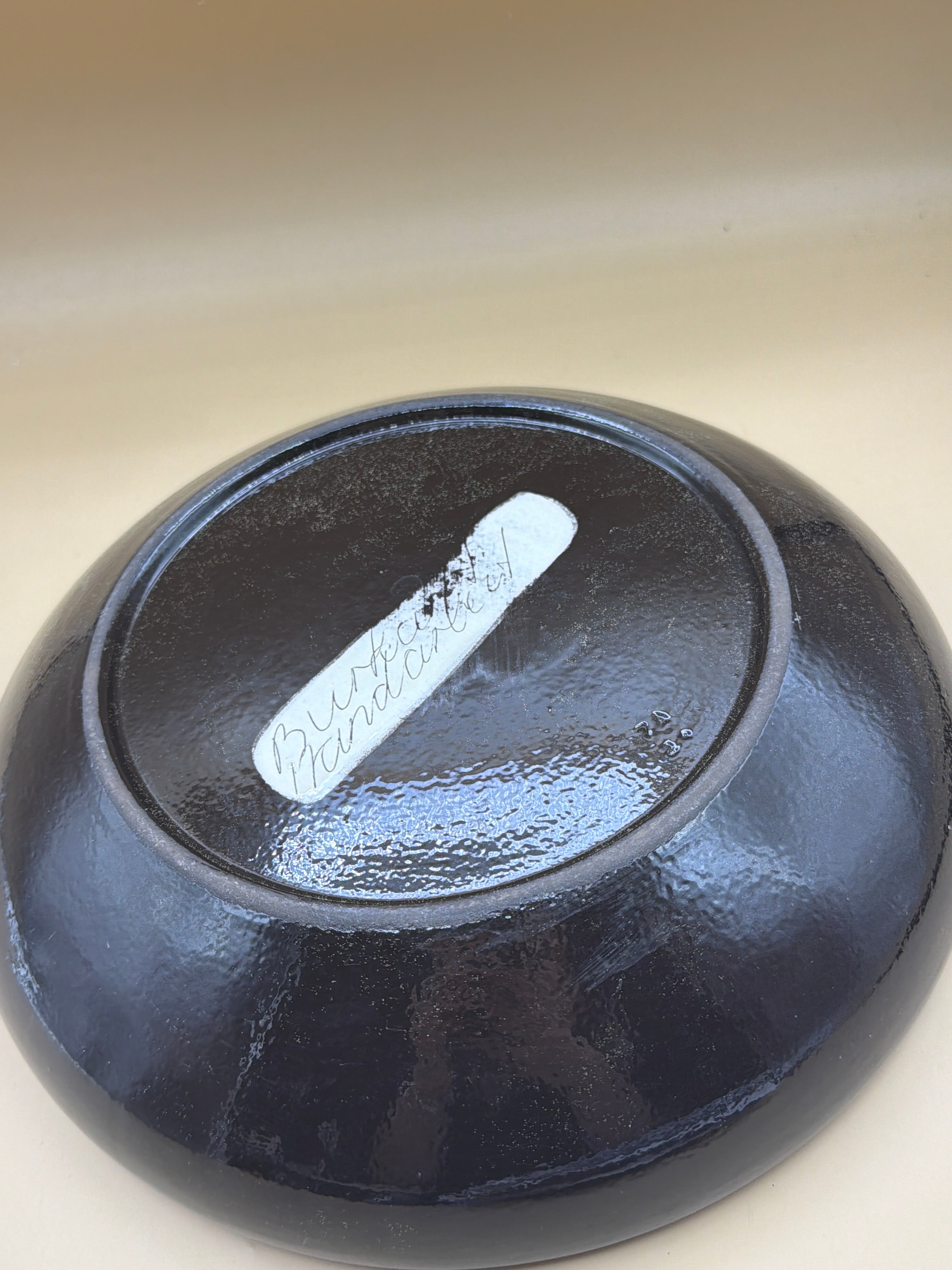 Ciotola Scodella Ceramica Fatta A Mano Burkart, Svizzera, Anni '70