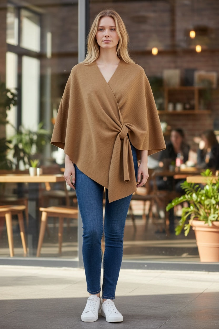 Mantella Annodata Cammello Nuova