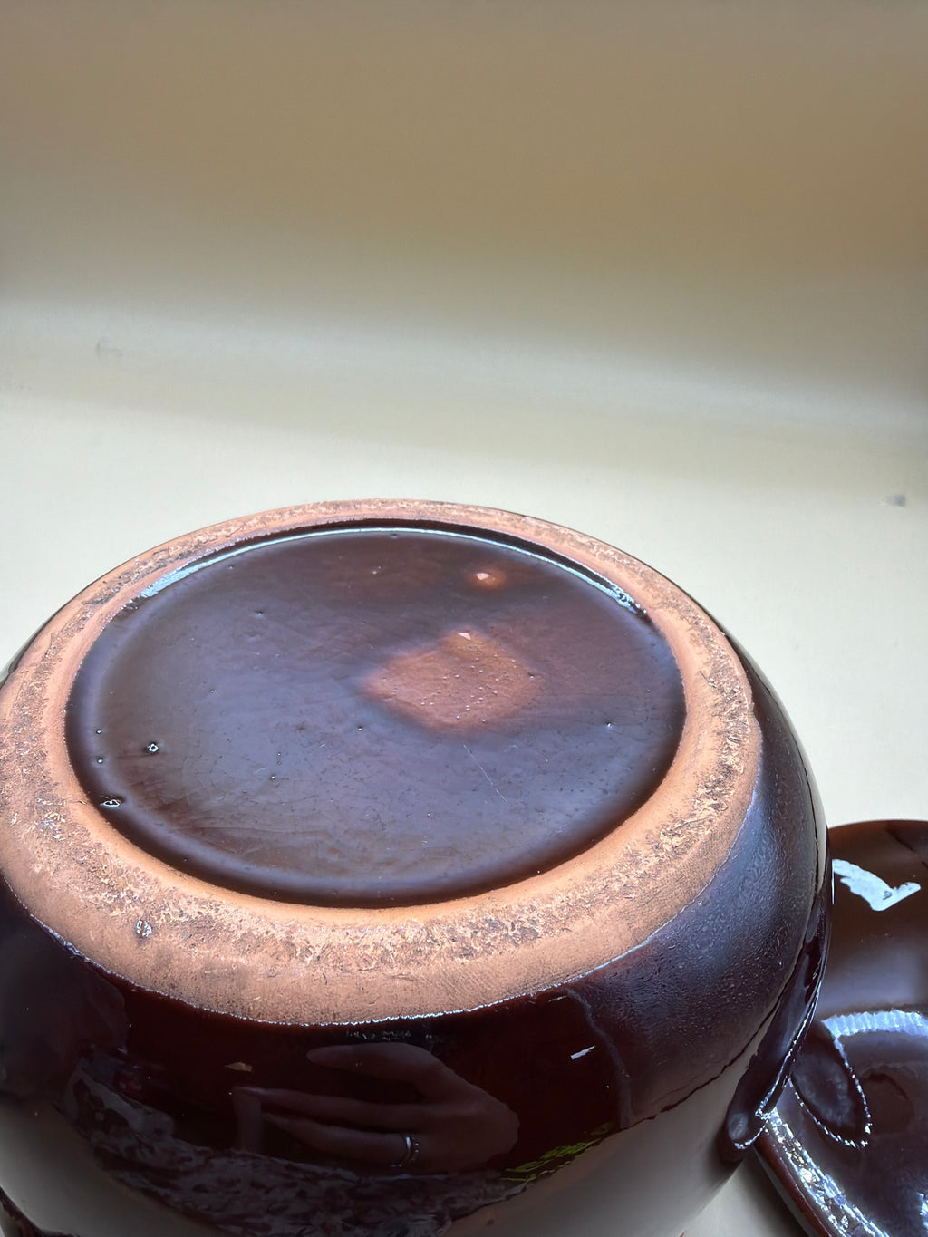 Pentola Terracotta Con Coperchio