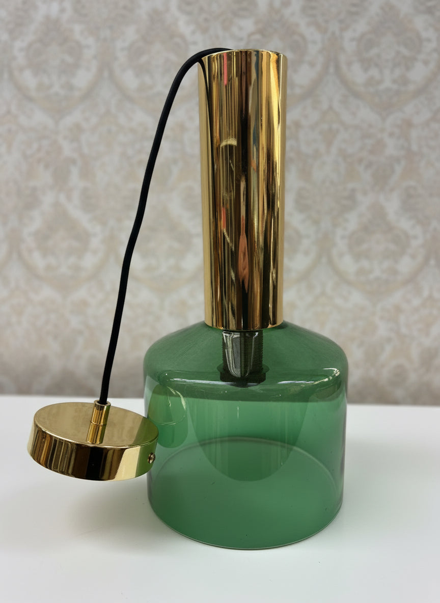 Lampadario Vetro Verde