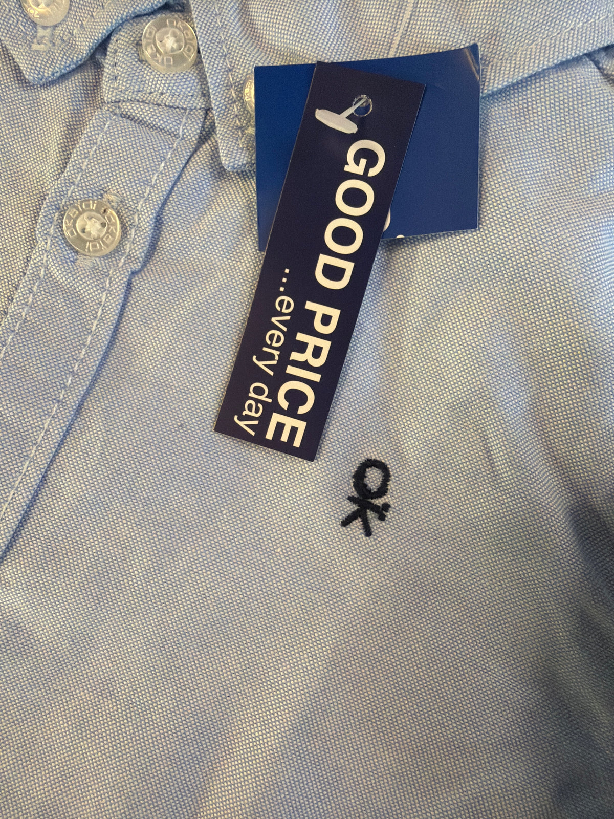 Camicia Nuova Okaidi Azzurra 5 Anni