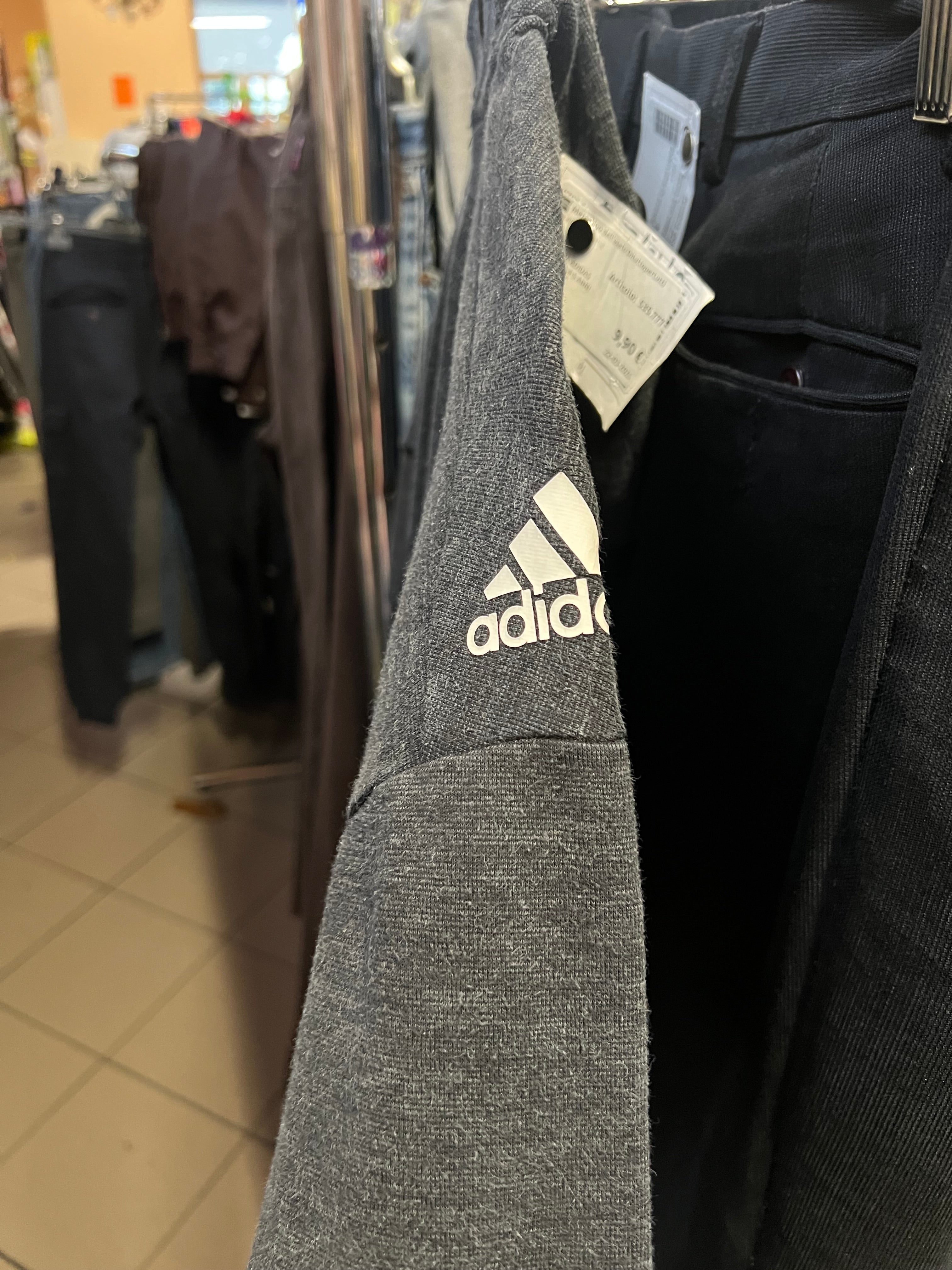Felpa Adidas Grigia 4-5 Anni