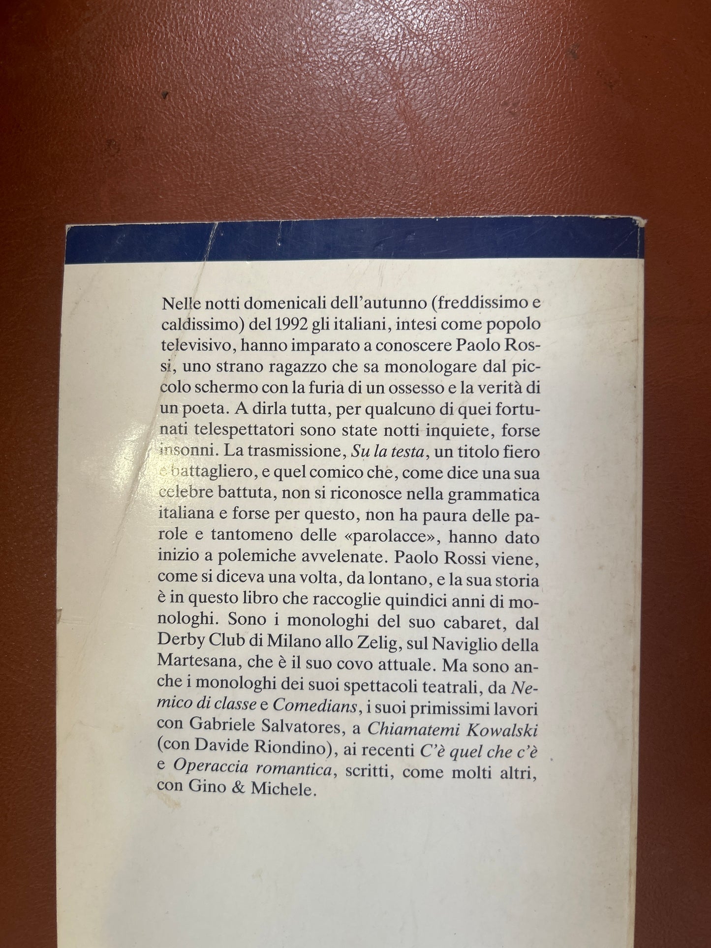 Si Fa Presto A Dire Pirla - Paolo Rossi
