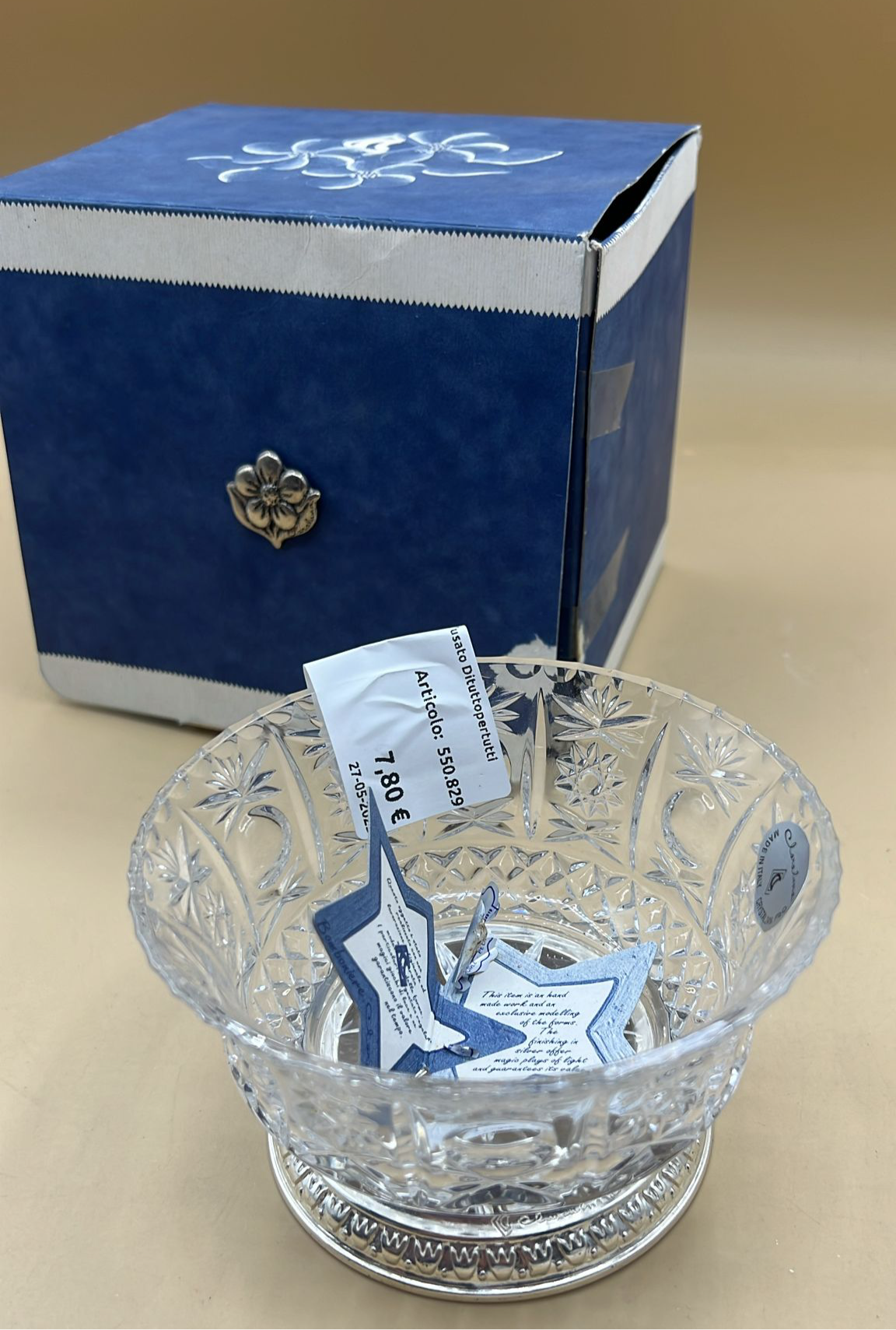 Coppetta Claraluna In Cristallo