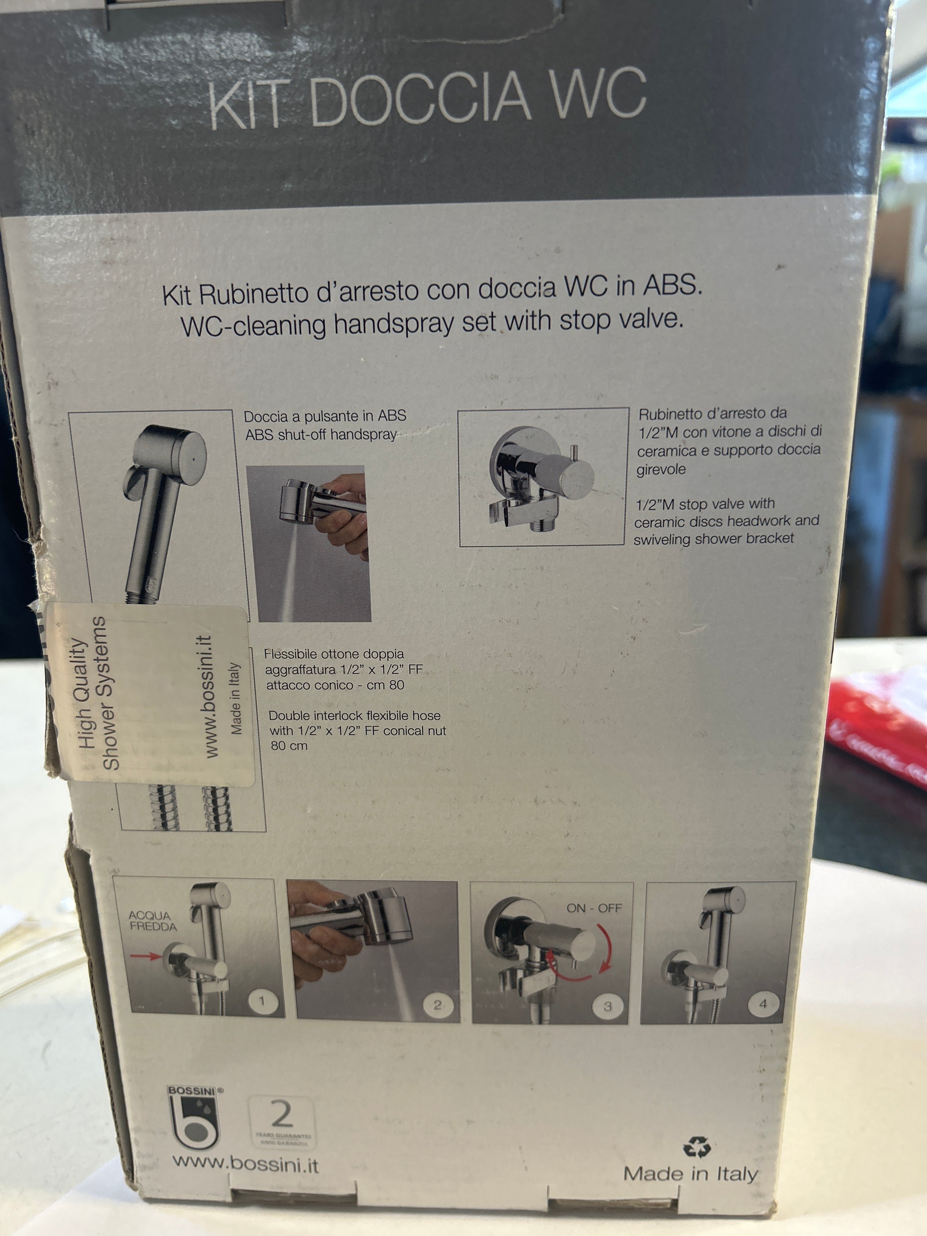 Rubinetteria Doccia Wc Bossini