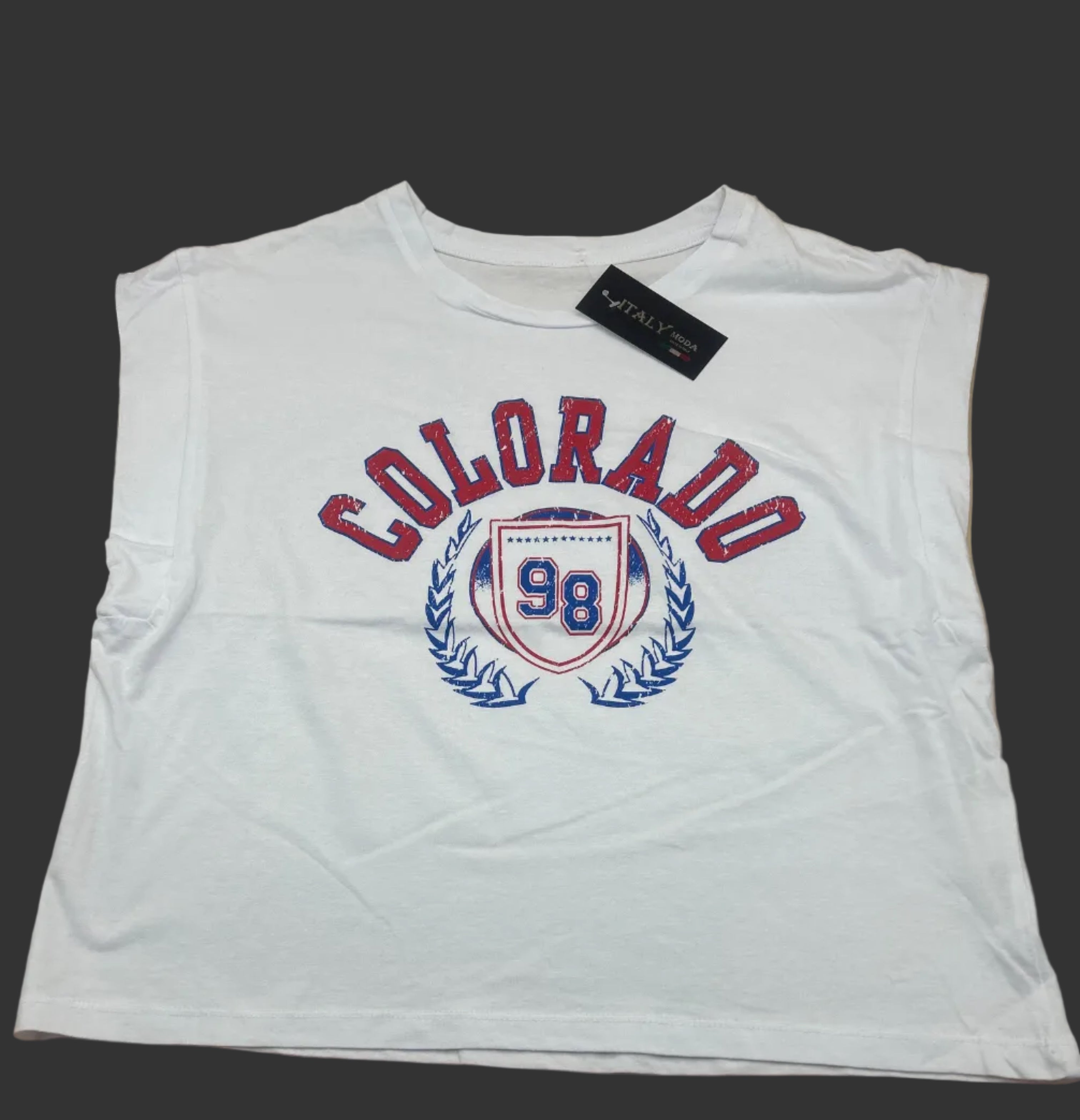 Tshirt Donna Colorado Bianca Tg M