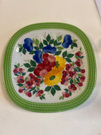 Piatto Fiori Galvani