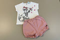 Completo Pantaloncino + Maglietta 9/12 Mesi Disney Dalmata
