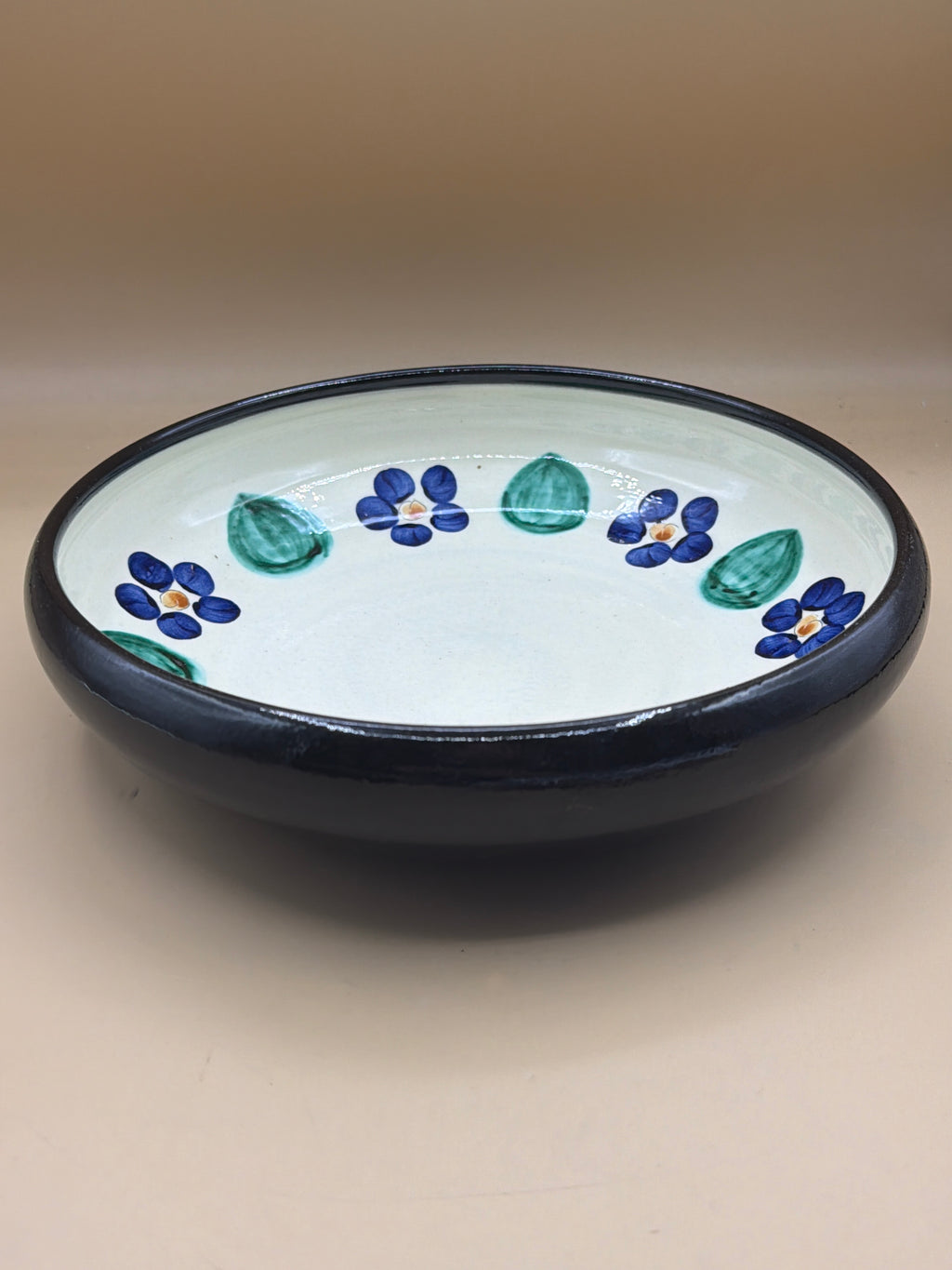Ciotola Scodella Ceramica Fatta A Mano Burkart, Svizzera, Anni '70