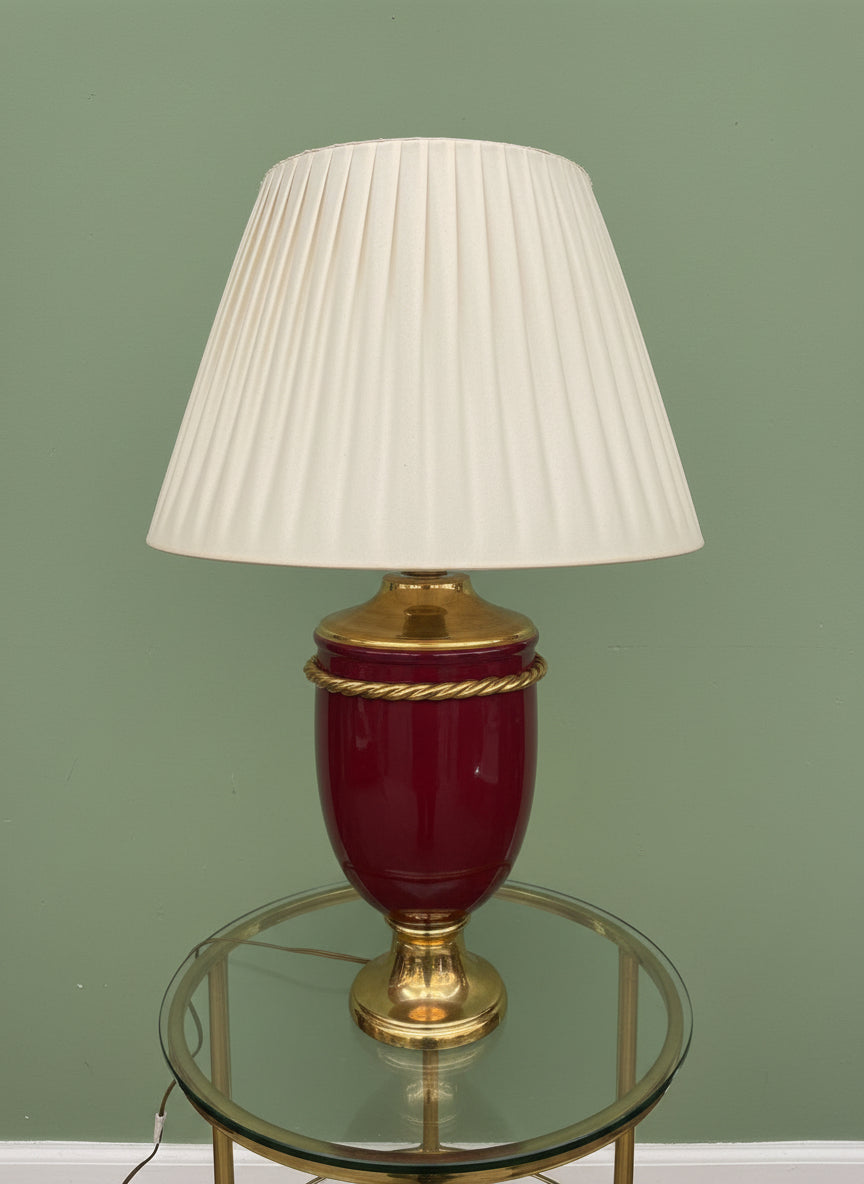 Lampada Grande Rosso Oro