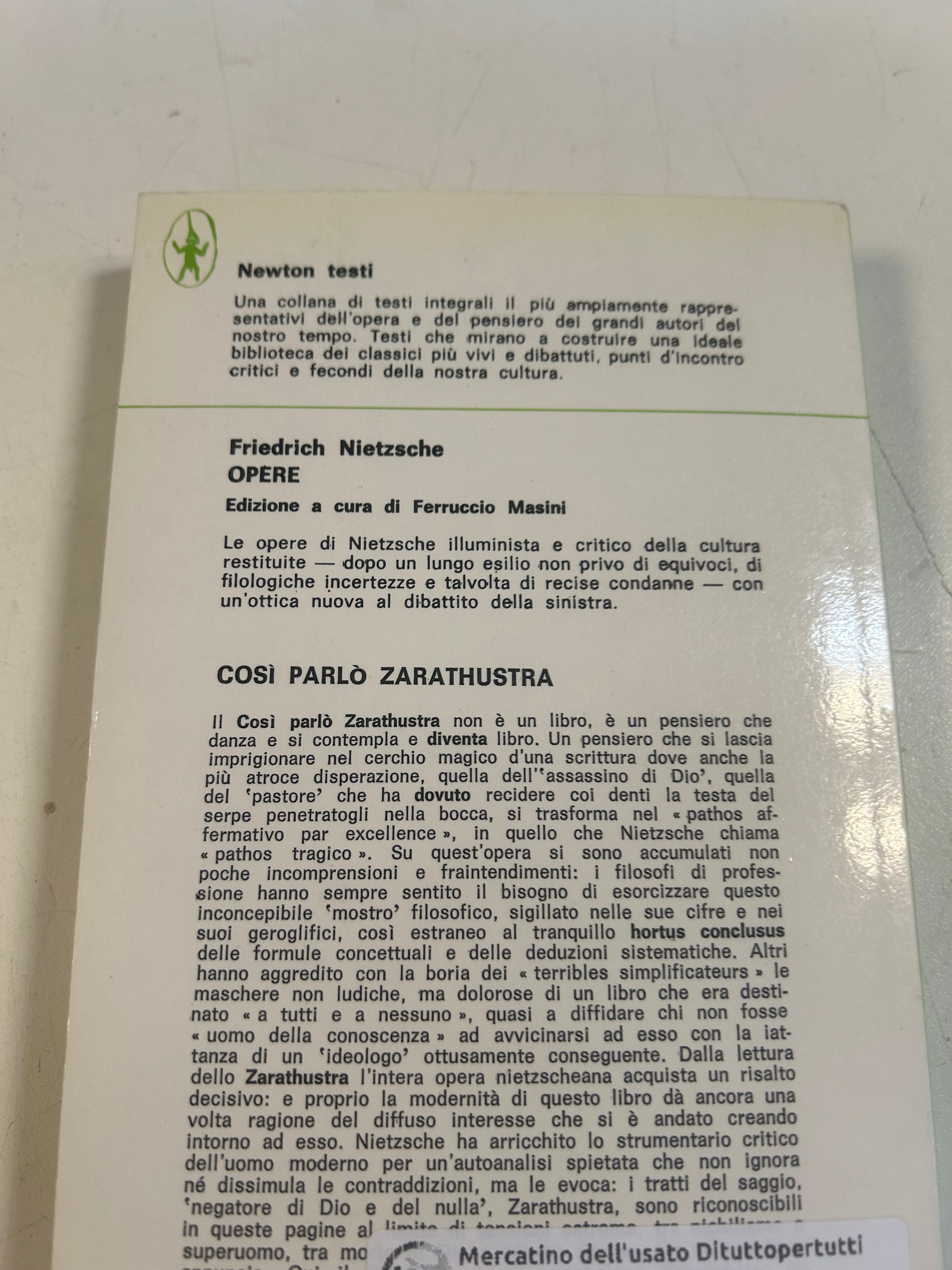Cosi Parlò Zarathustra
