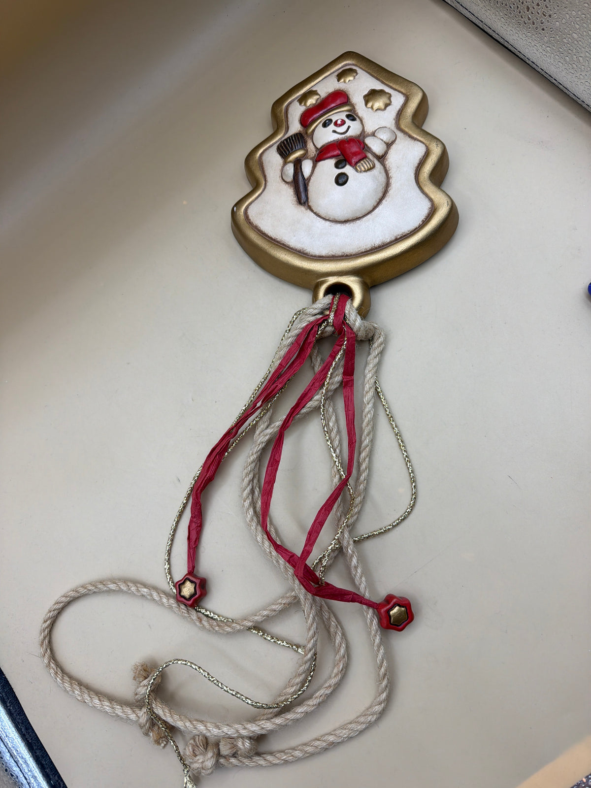 Formella Natale Pupazzo Di Neve Thun