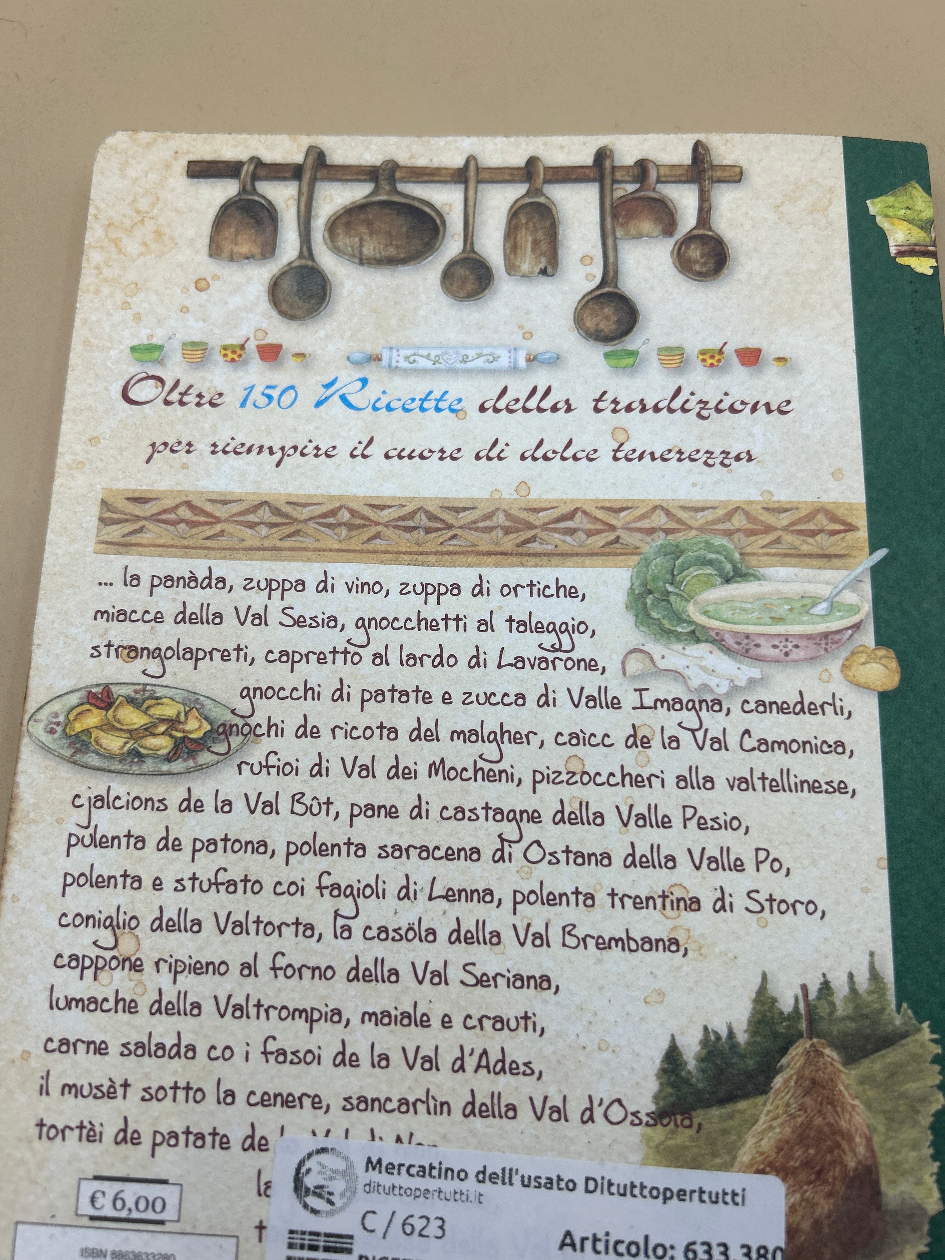 Ricettario Montanaro rubato in malghe, baite, rifugi e masi