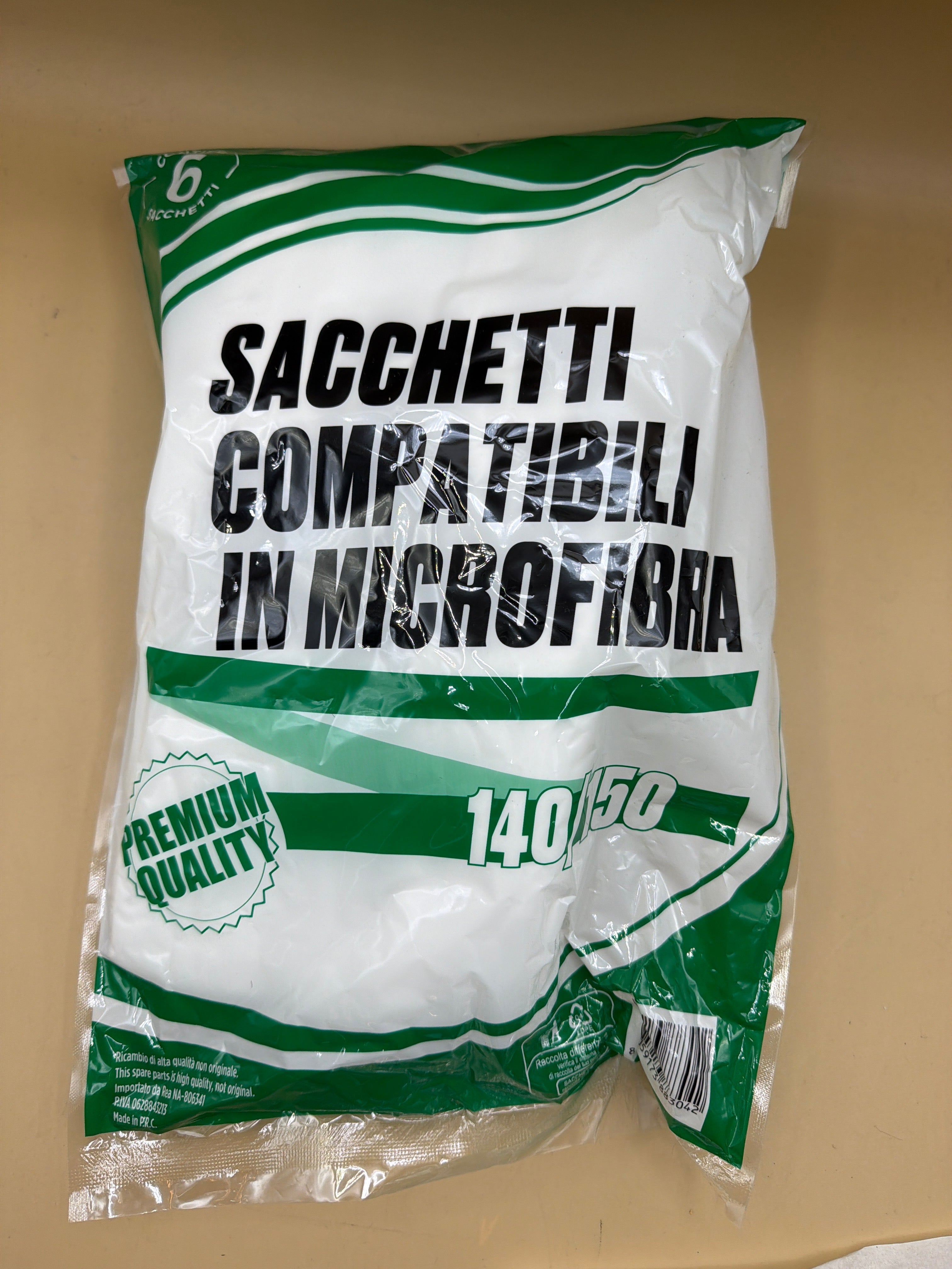 6 Sacchetti Aspirapolvere Folletto Compatibili Vk 140/150