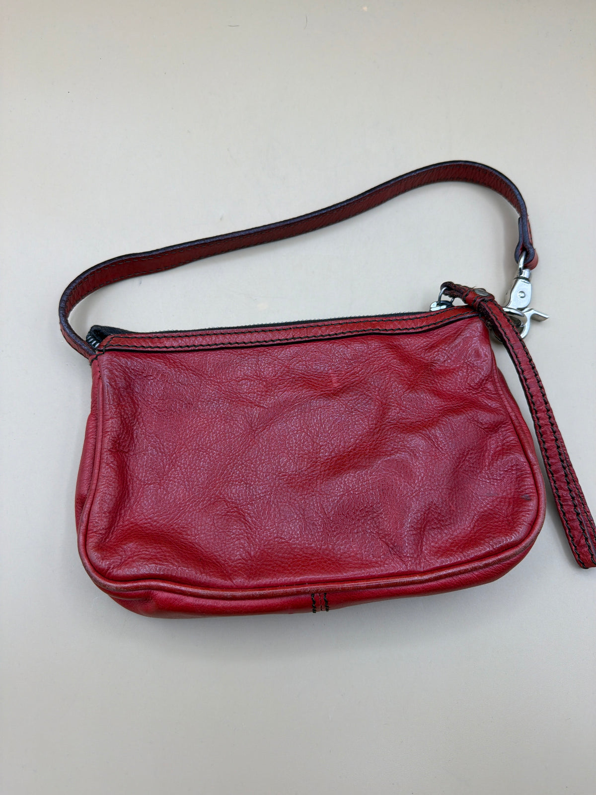Borsetta Pelle Rossa Nannini