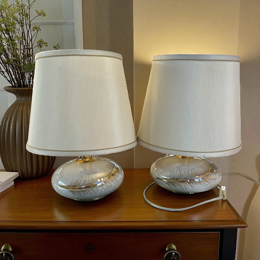 Lampada in Ceramica Con Paralume