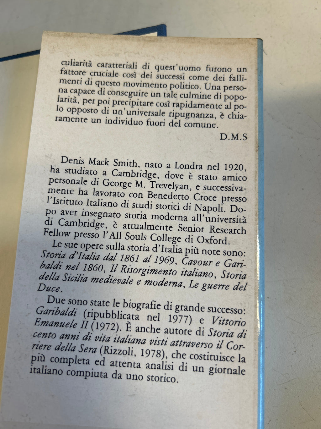 Mussolini - Denis Mack Smith - La Vita Del Duce Raccontata Dal Grande Storico Inglese