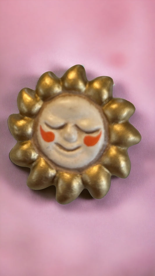 Spilla ceramica Thun a forma di sole