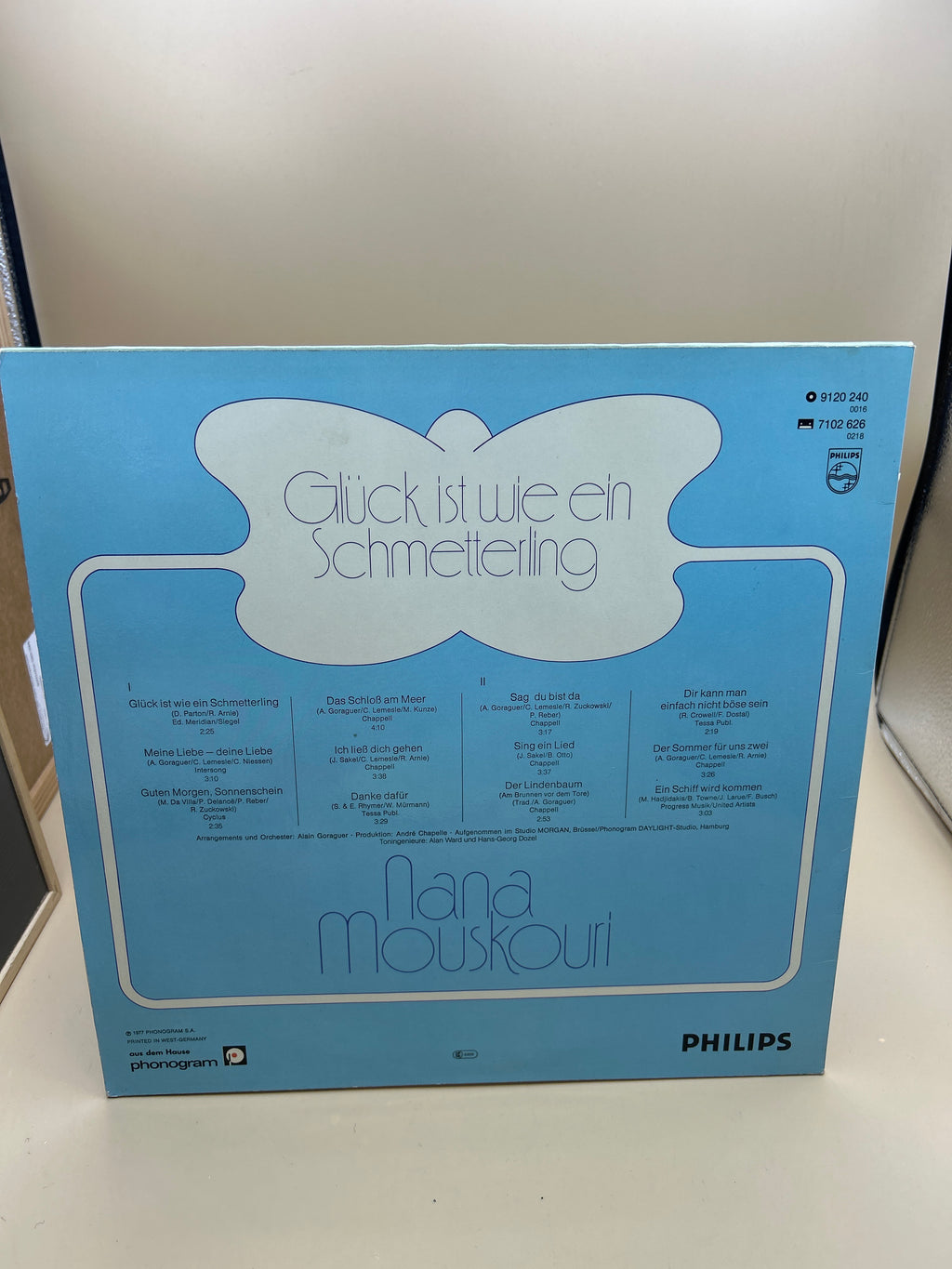 Lp Nana Mouskouri - Gluck Ist Wie Ein Schmetterling