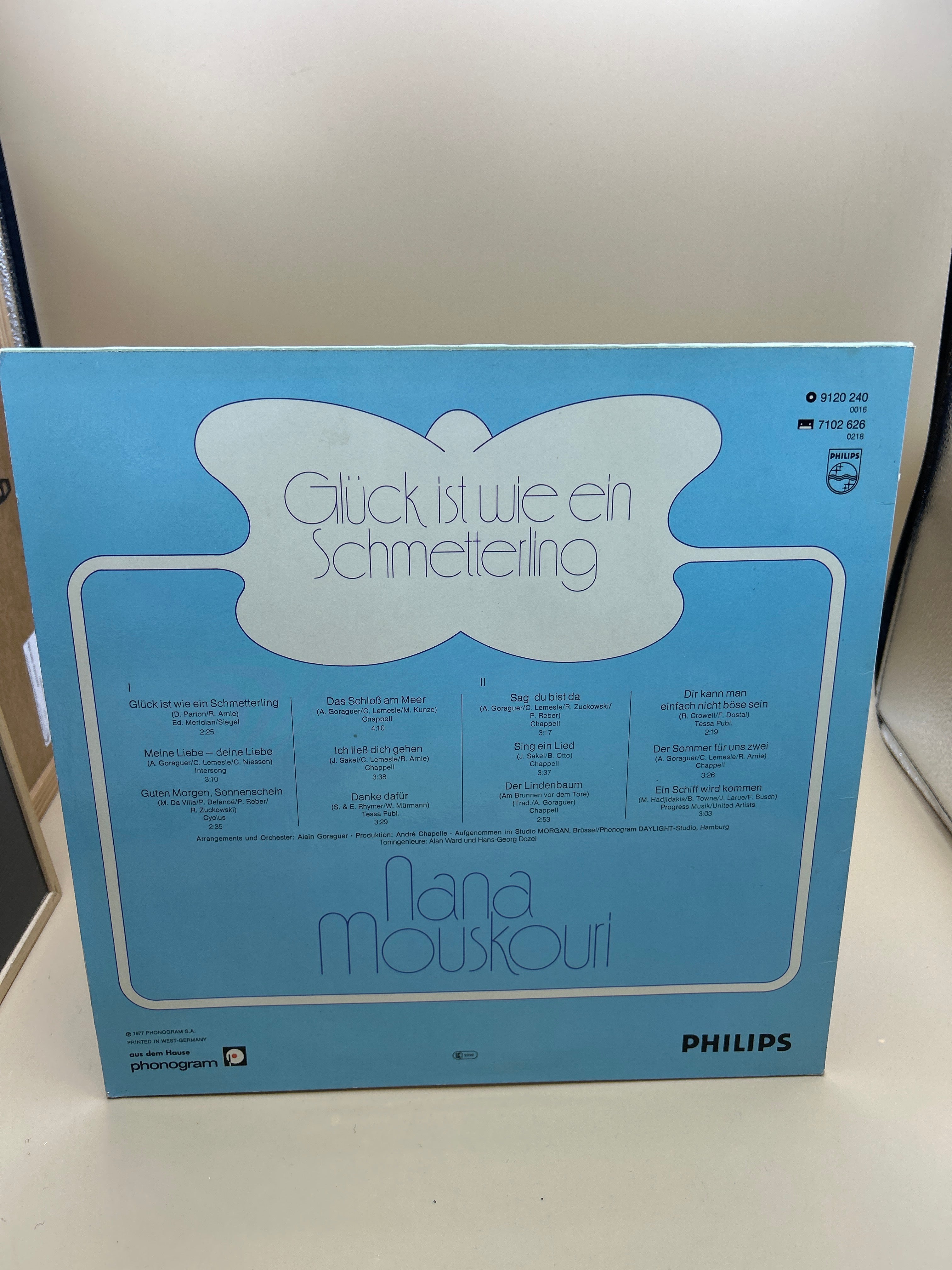 Lp Nana Mouskouri - Gluck Ist Wie Ein Schmetterling
