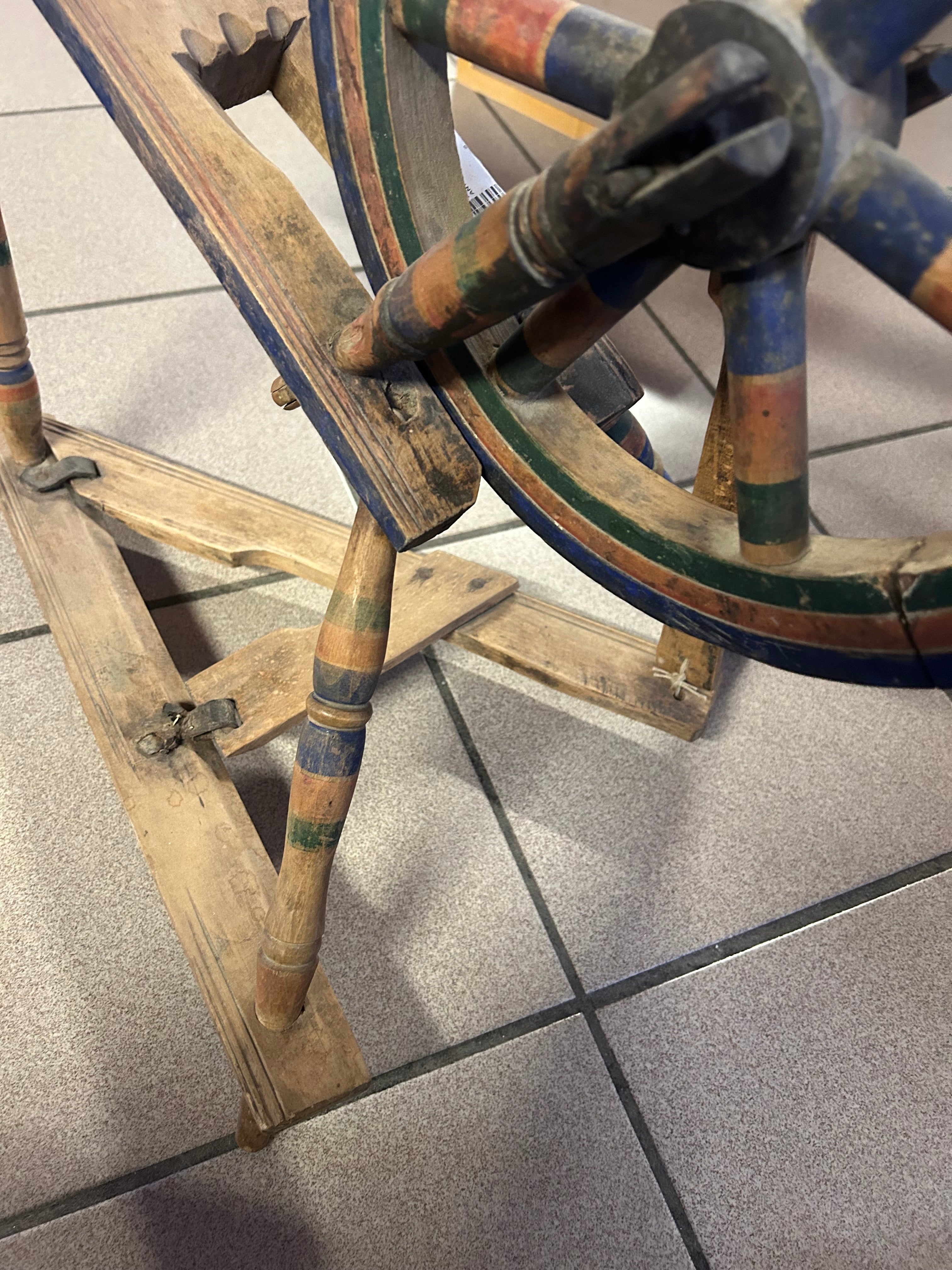 Arcolaio Legno Antico Dipinta