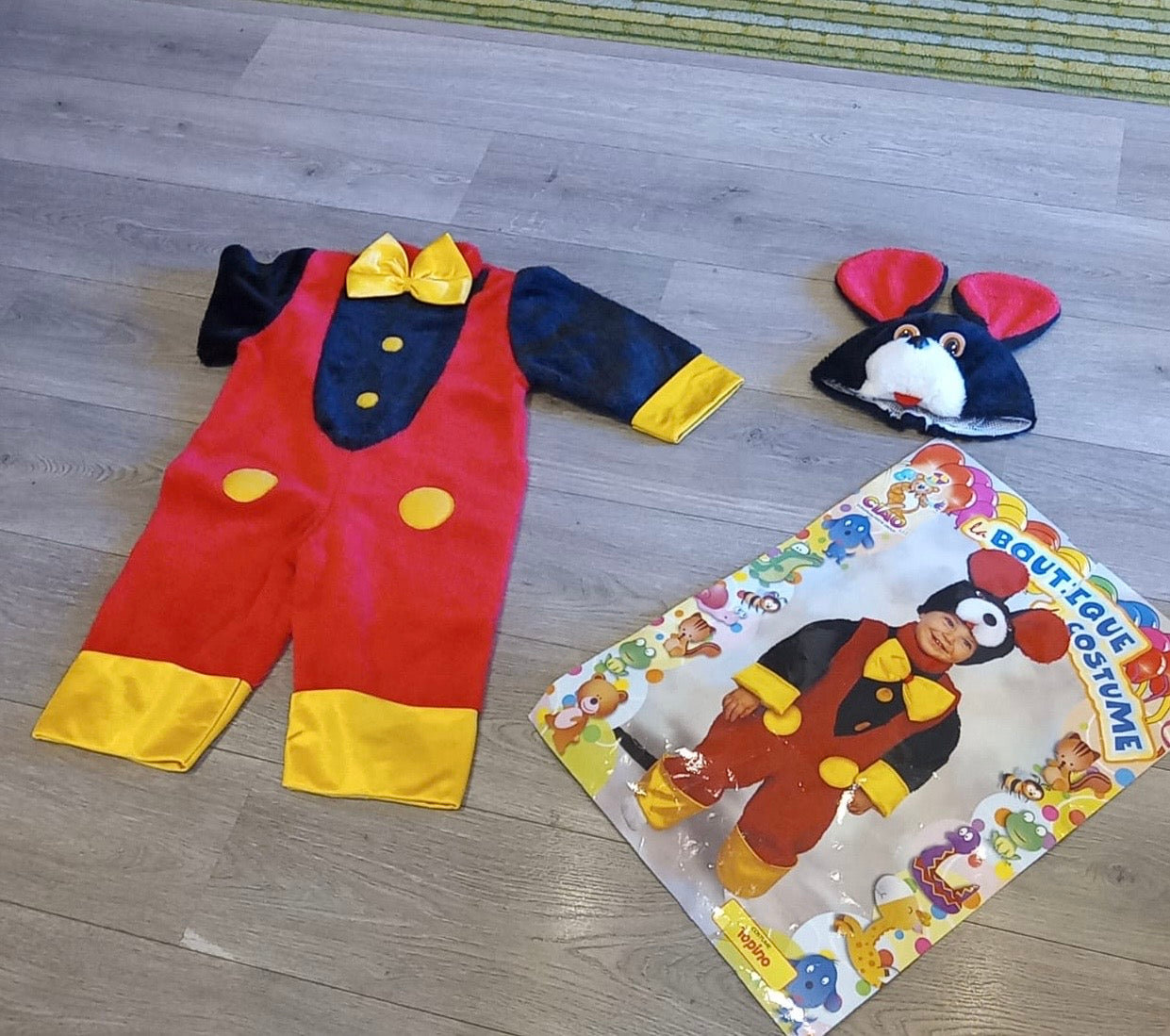 Costume Topolino 1/2 Anni