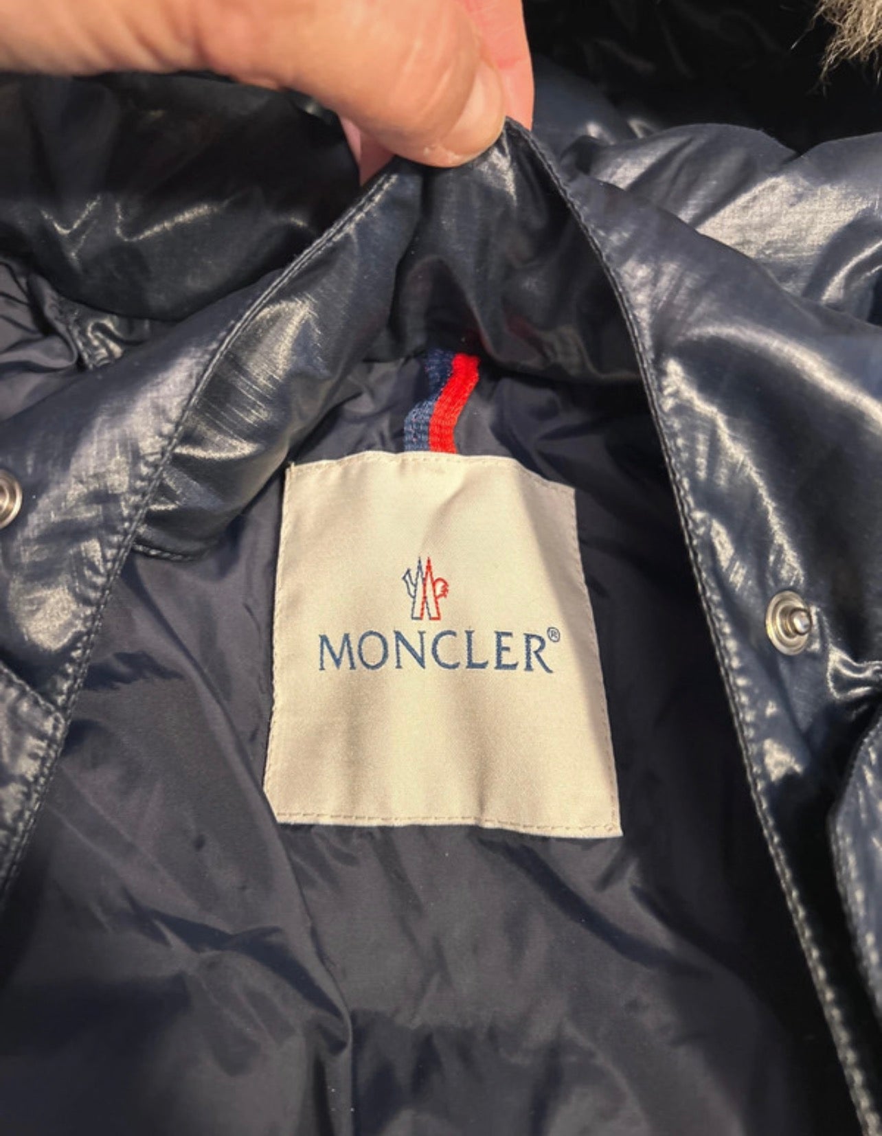 Giacca Blu piumino 18-24 Mesi Moncler originale