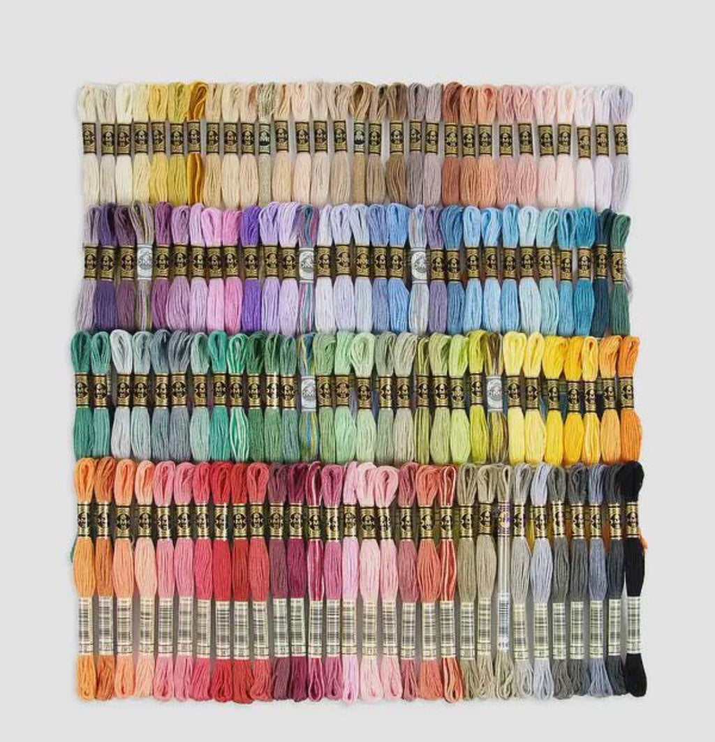 100 pezzi MATASSINE MOULINE' DMC 100% COTONE PER RICAMO A PUNTO CROCE