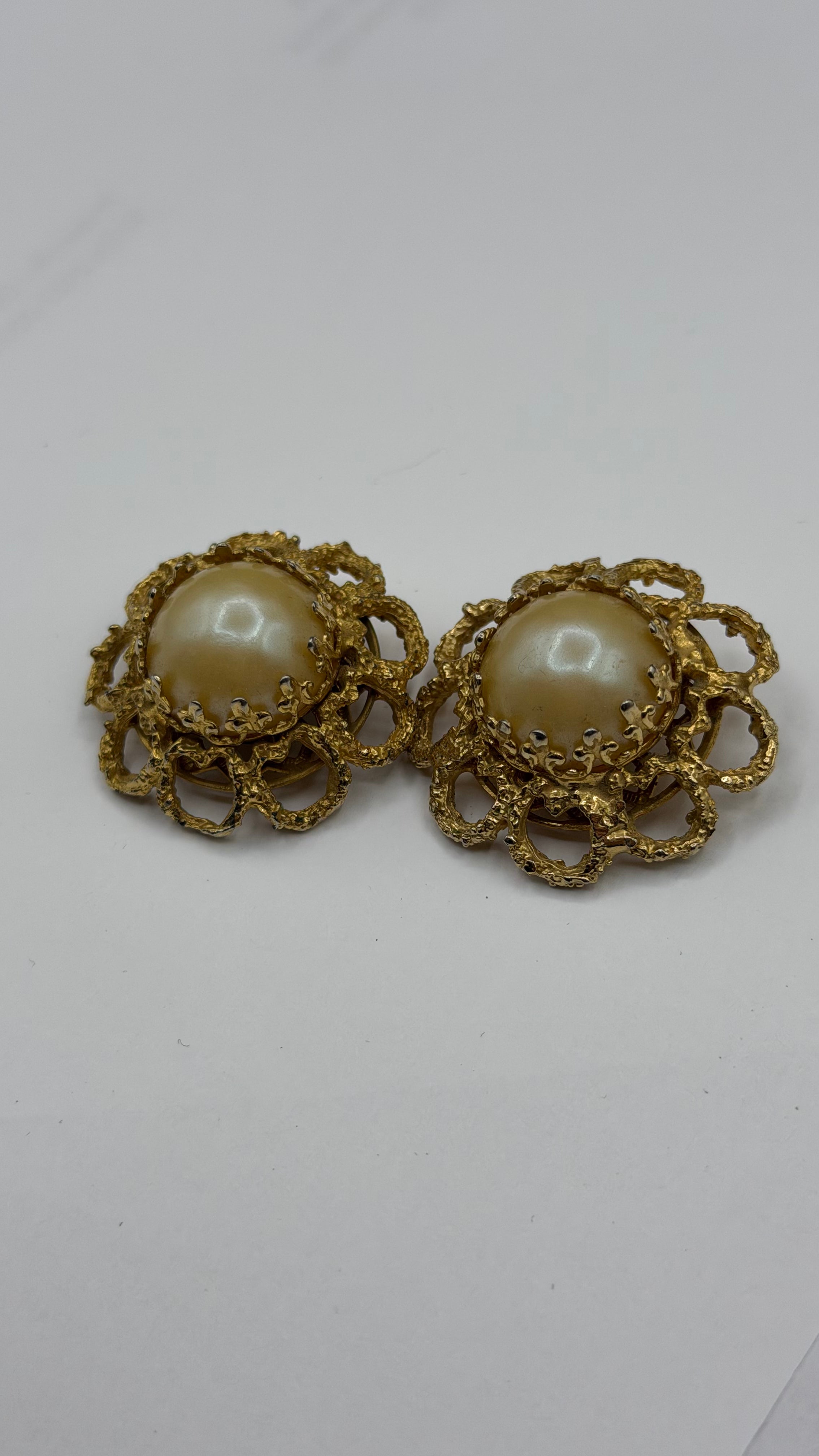 Coppia Orecchini  Clip Perla