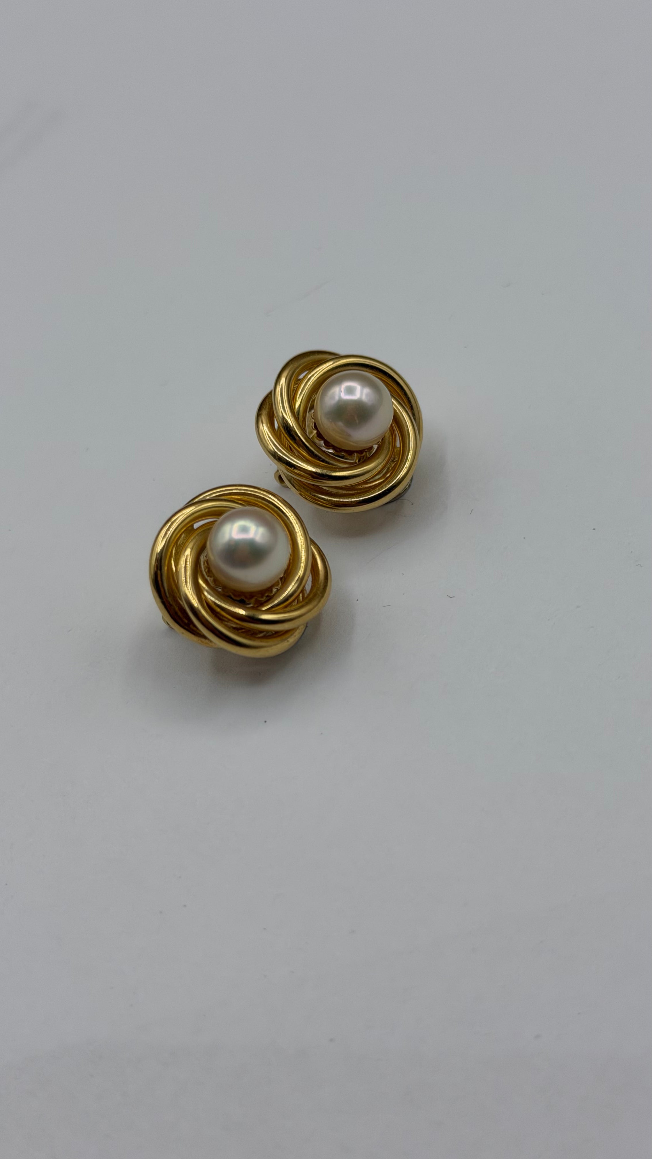 Coppia Orecchini Clip Perla