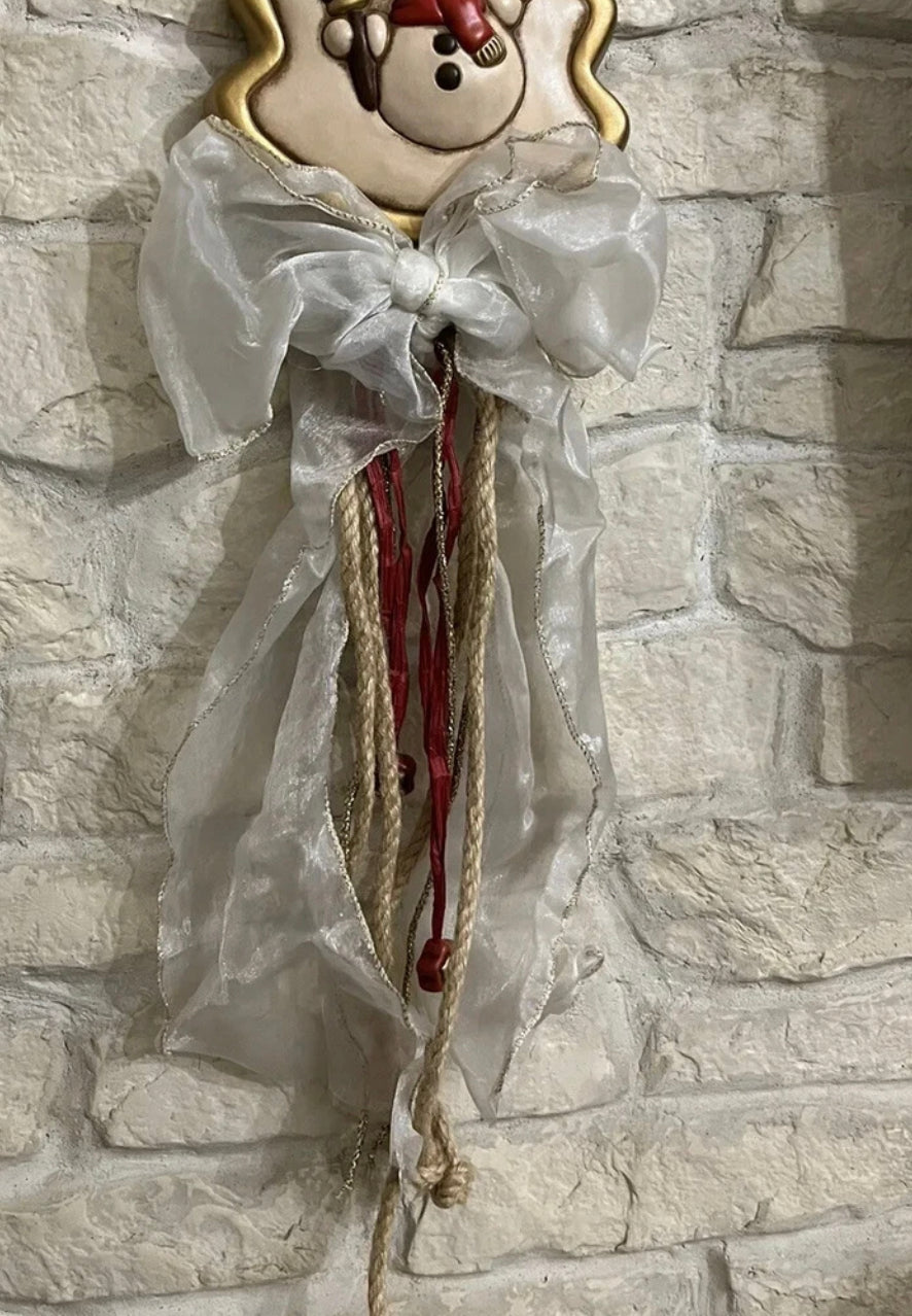 Formella Natale Thun Con Pupazzo Di Neve