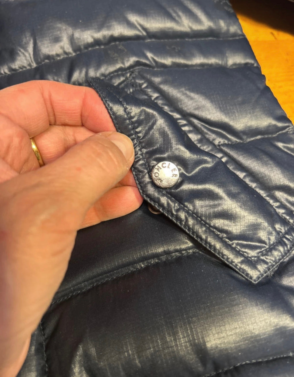 Giacca Blu piumino 18-24 Mesi Moncler originale