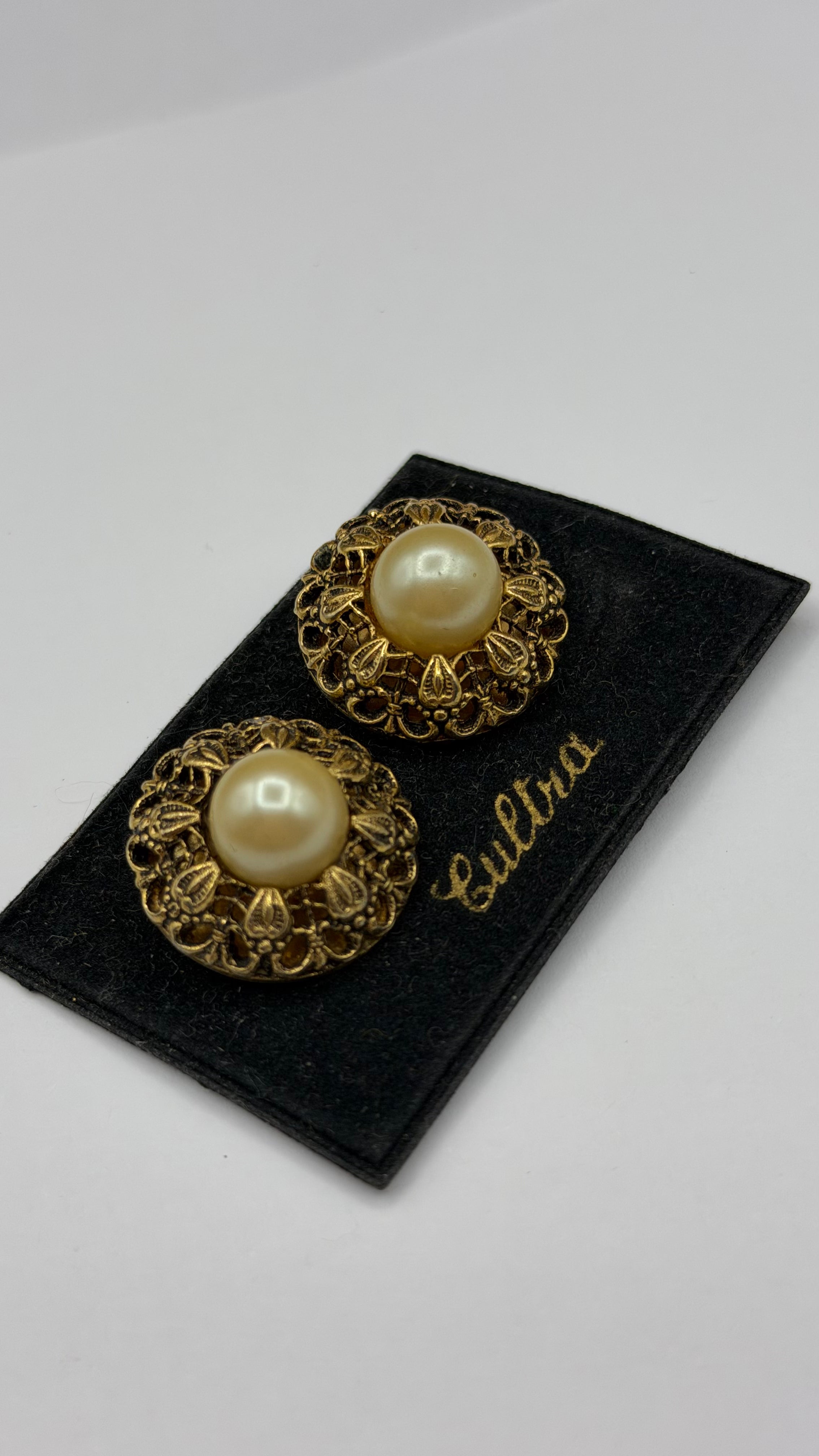 Coppia Orecchini Clip Perla Piccola