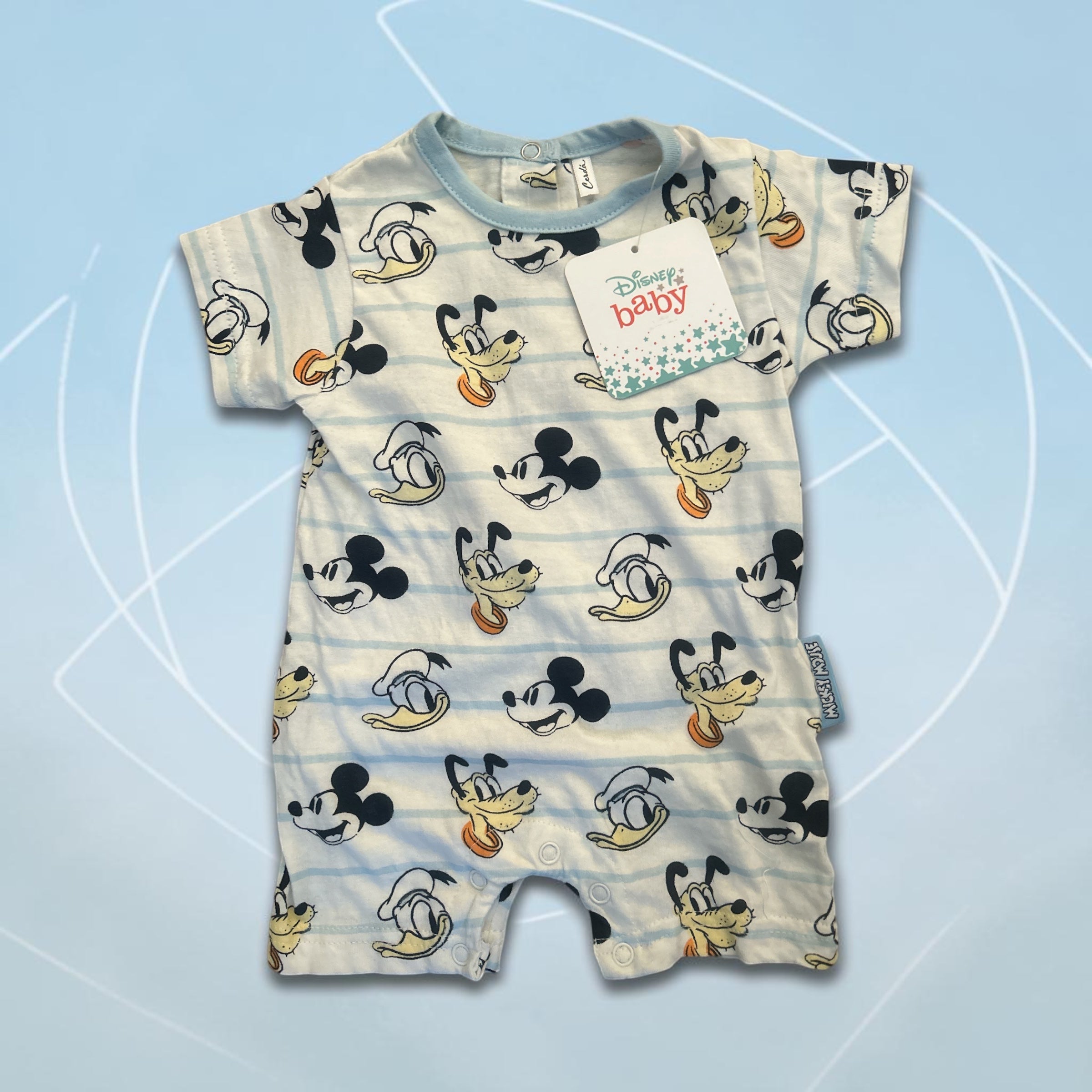 Pagliaccetto Corto Disney Baby 6 Mesi Con Topolino Nuovo