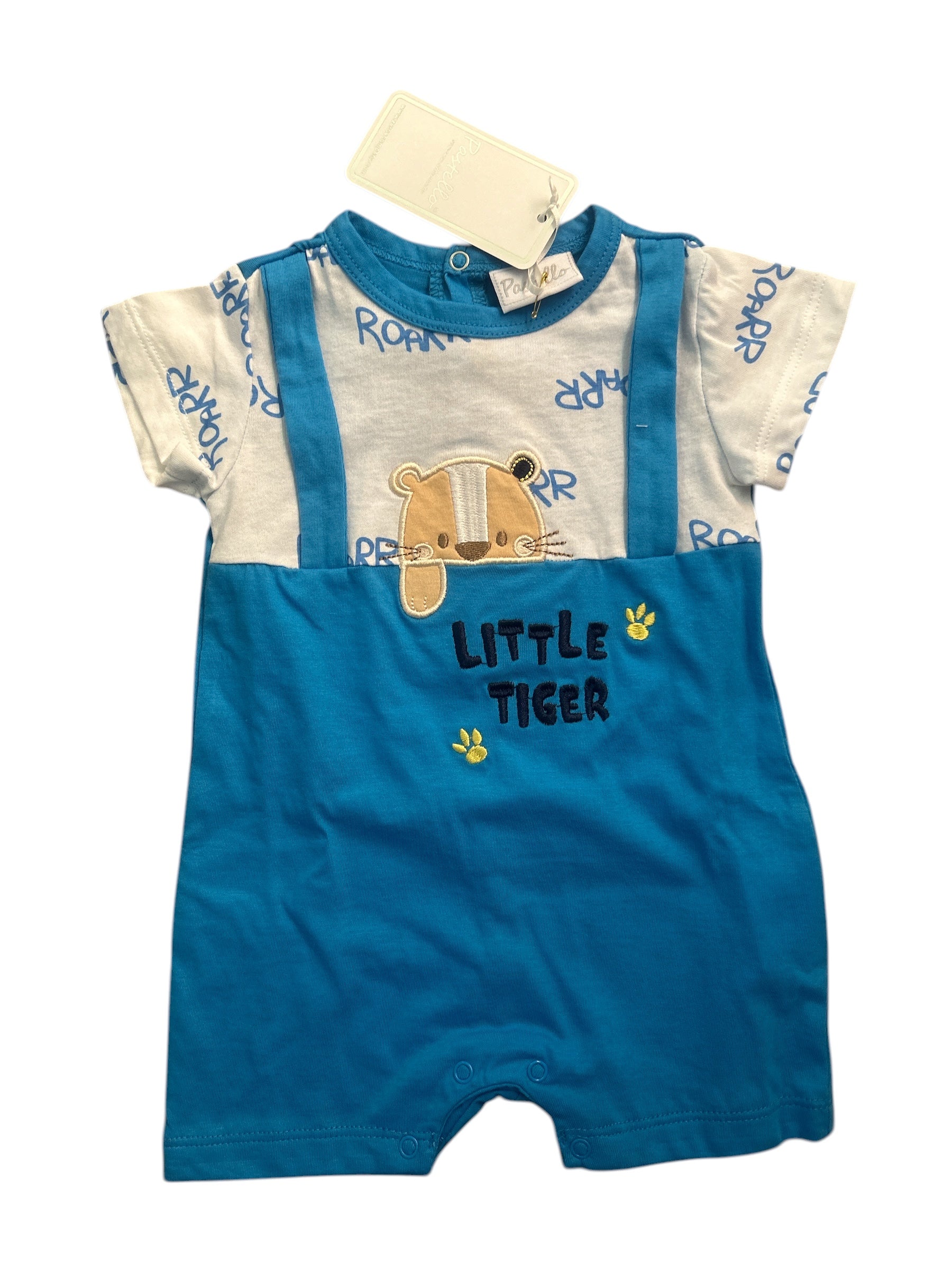 Pagliaccetto Nuovo Jersey Pastello 0-1 Mesi Bimbo Neonato