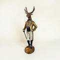 Decorazione Sir Deer 54cm Cervo Dorato