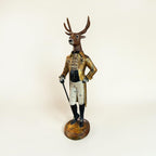 Decorazione Sir Deer 54cm Cervo Dorato