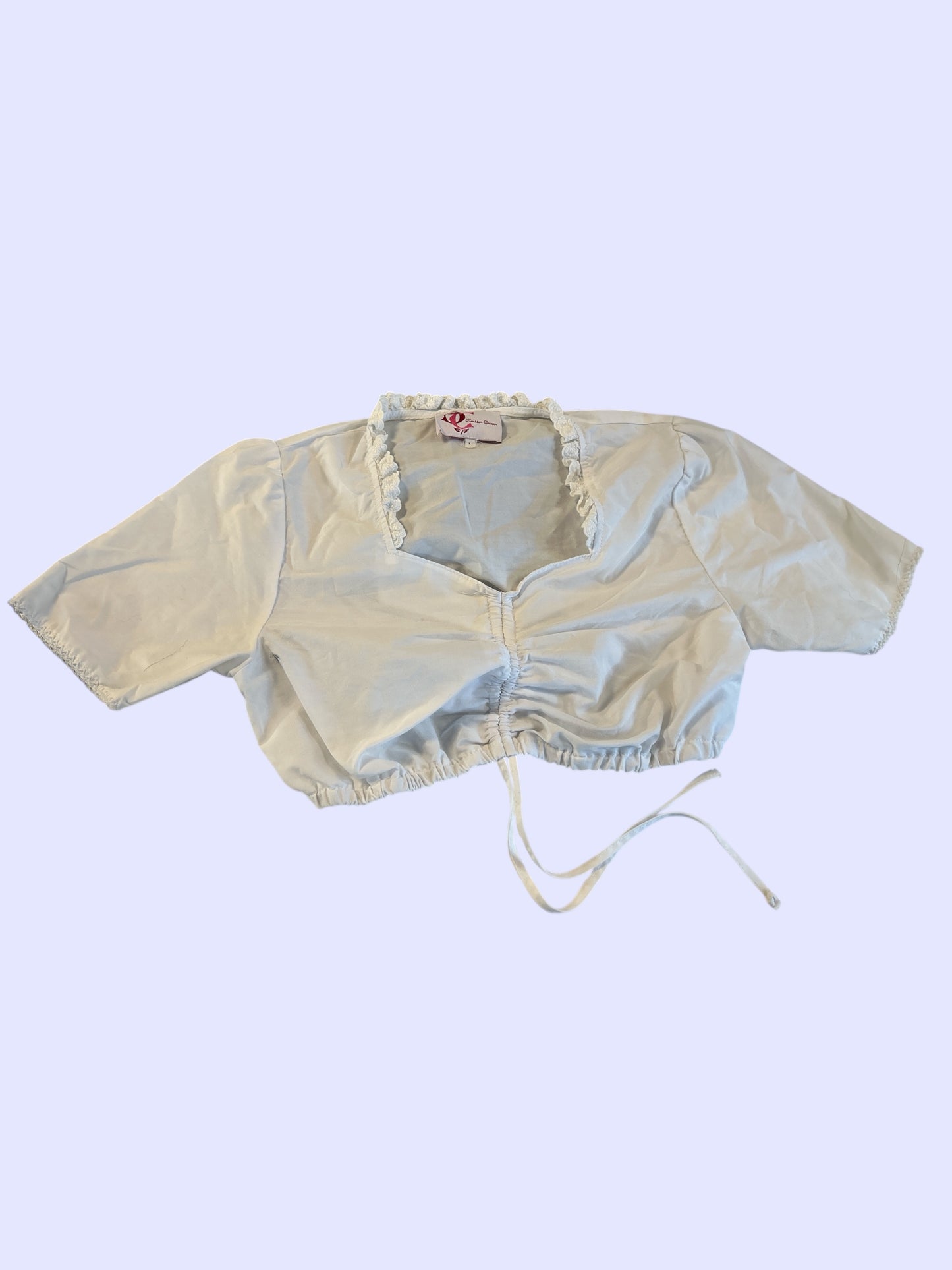 Camicia Bianca Tirolese 10-12 Anni