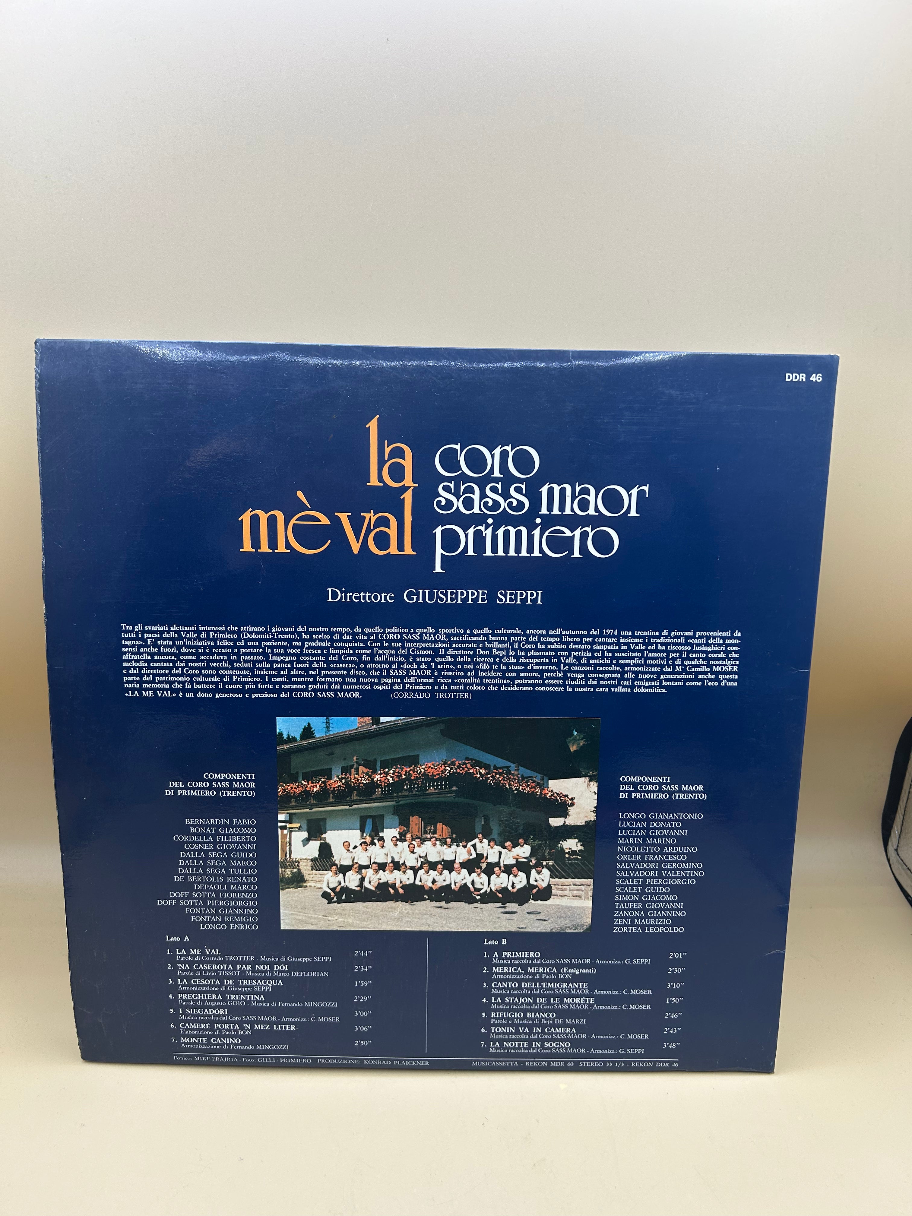 Lp Doppio Coro Sass Maor - La Mè Val