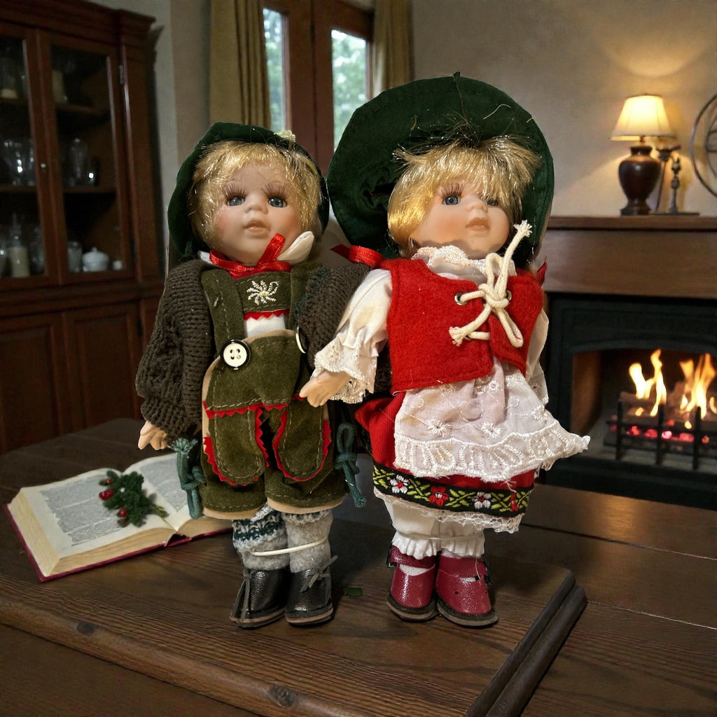 Coppia Bamboline Tirolesi